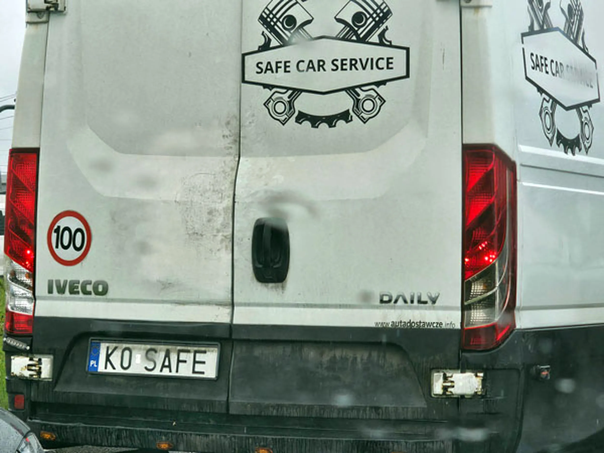 Fajny numer, blacha K0 SAFE