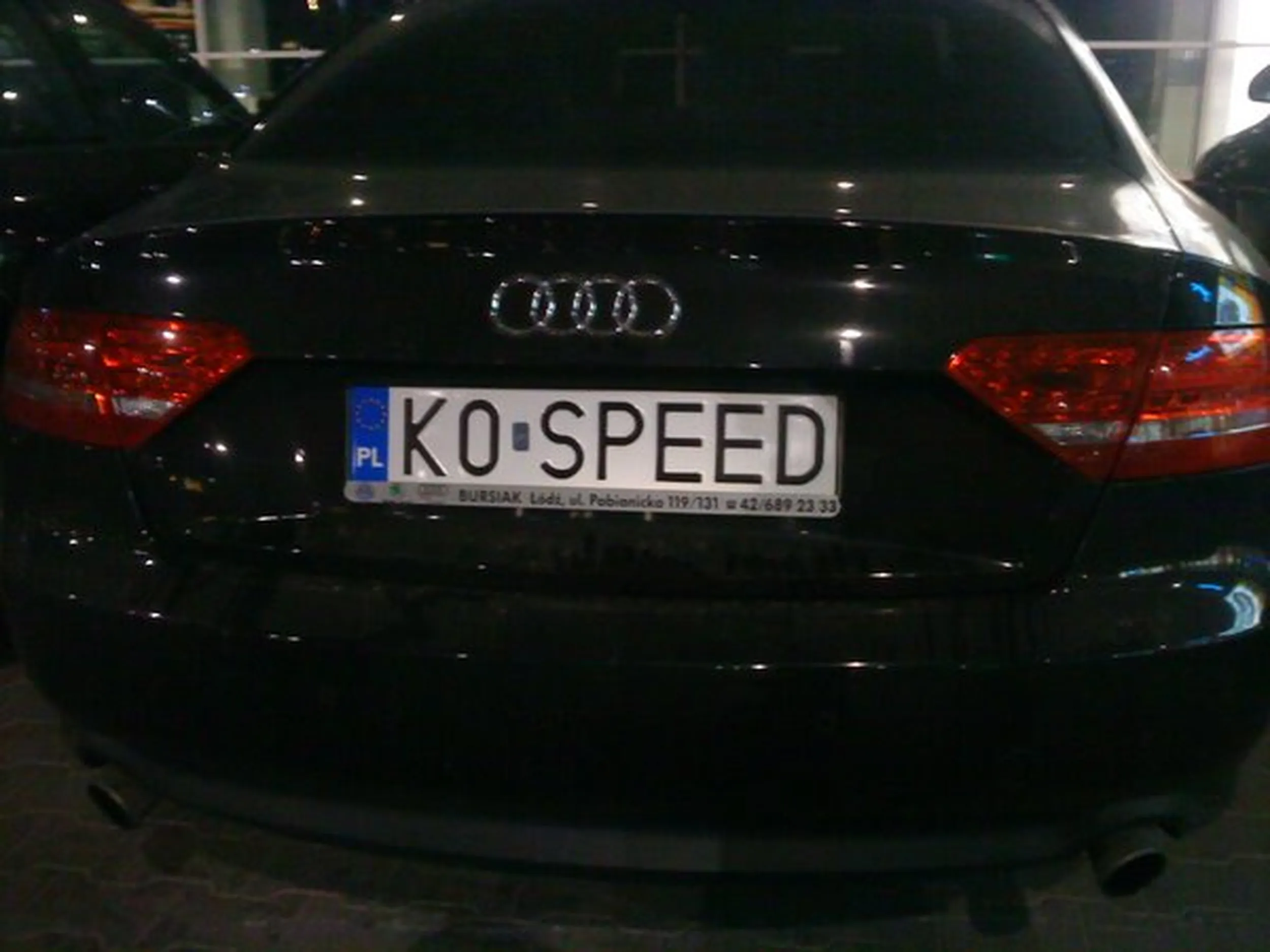Fajny numer, blacha K0 SPEED