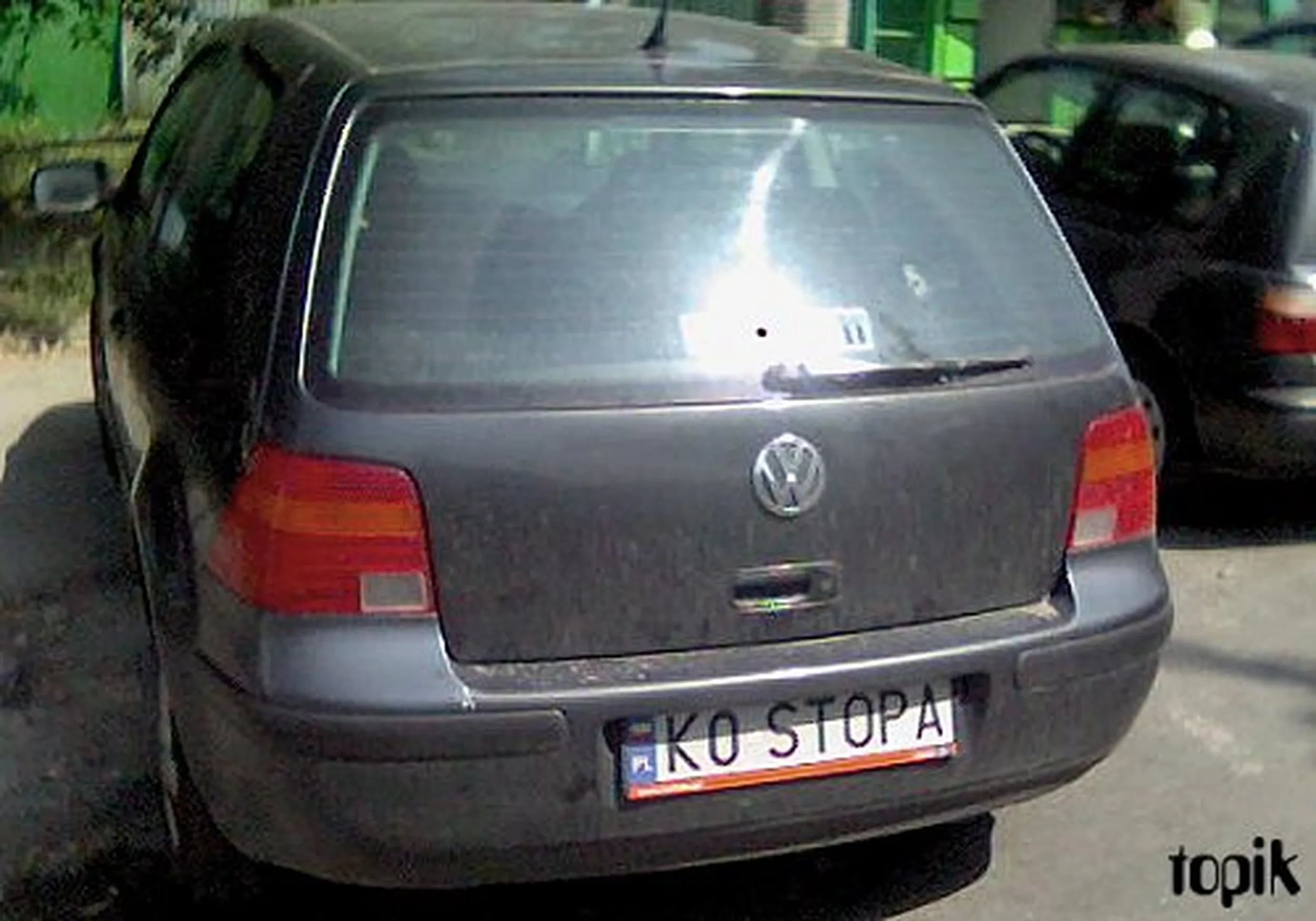 Fajny numer, blacha K0 STOPA