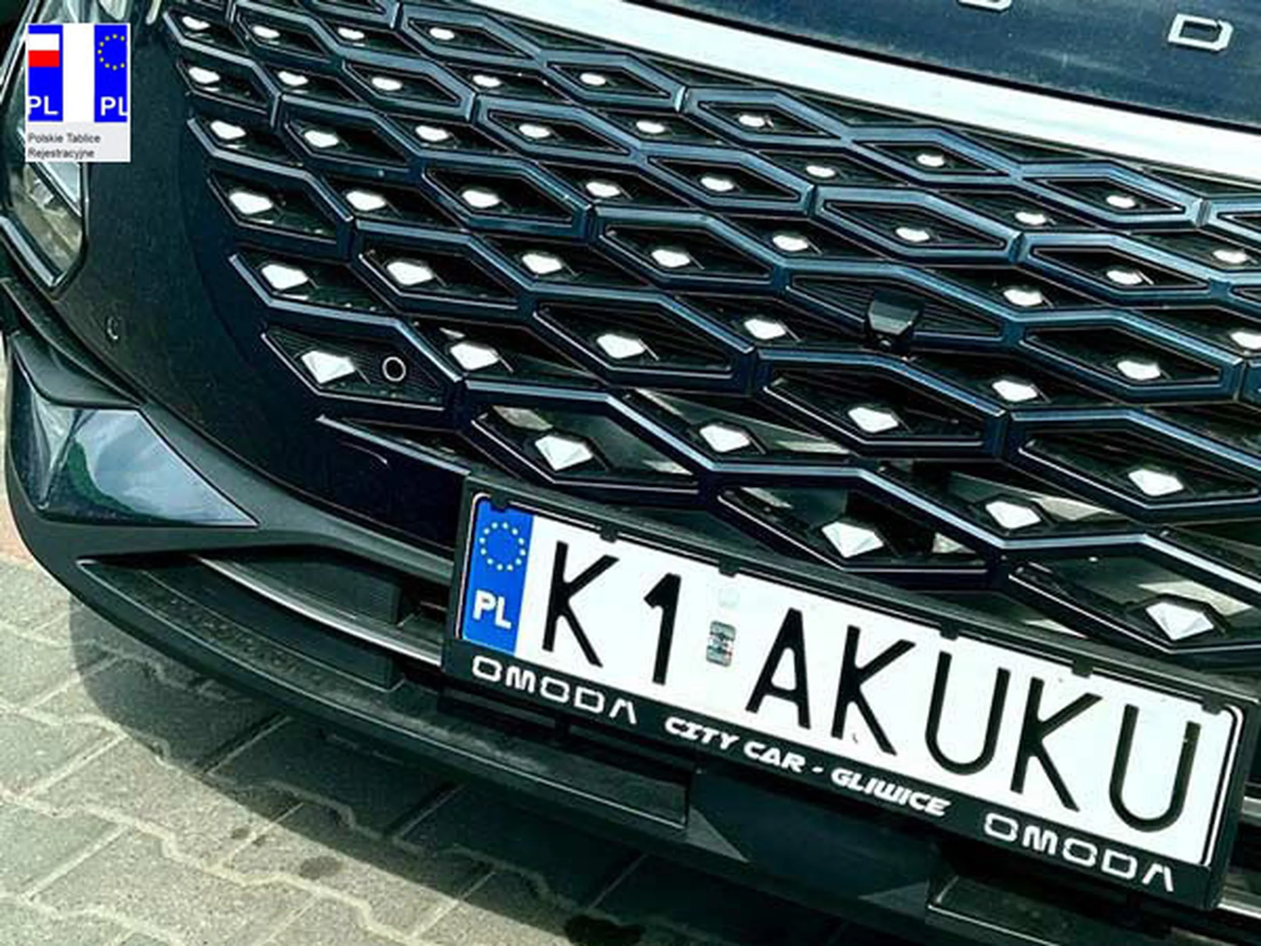 Fajny numer, blacha K1 AKUKU