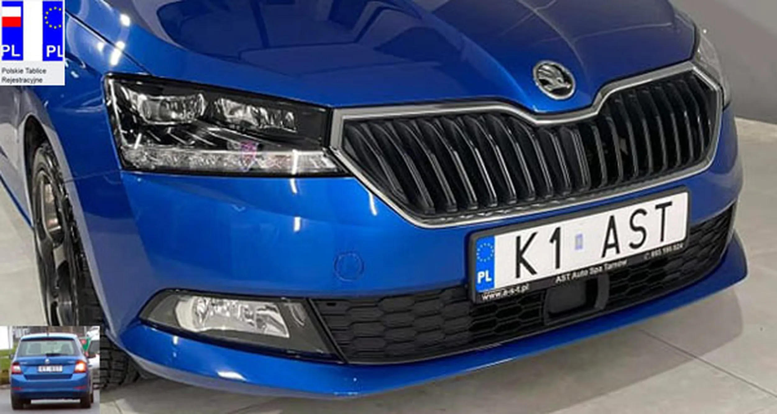 Fajny numer, blacha K1 AST