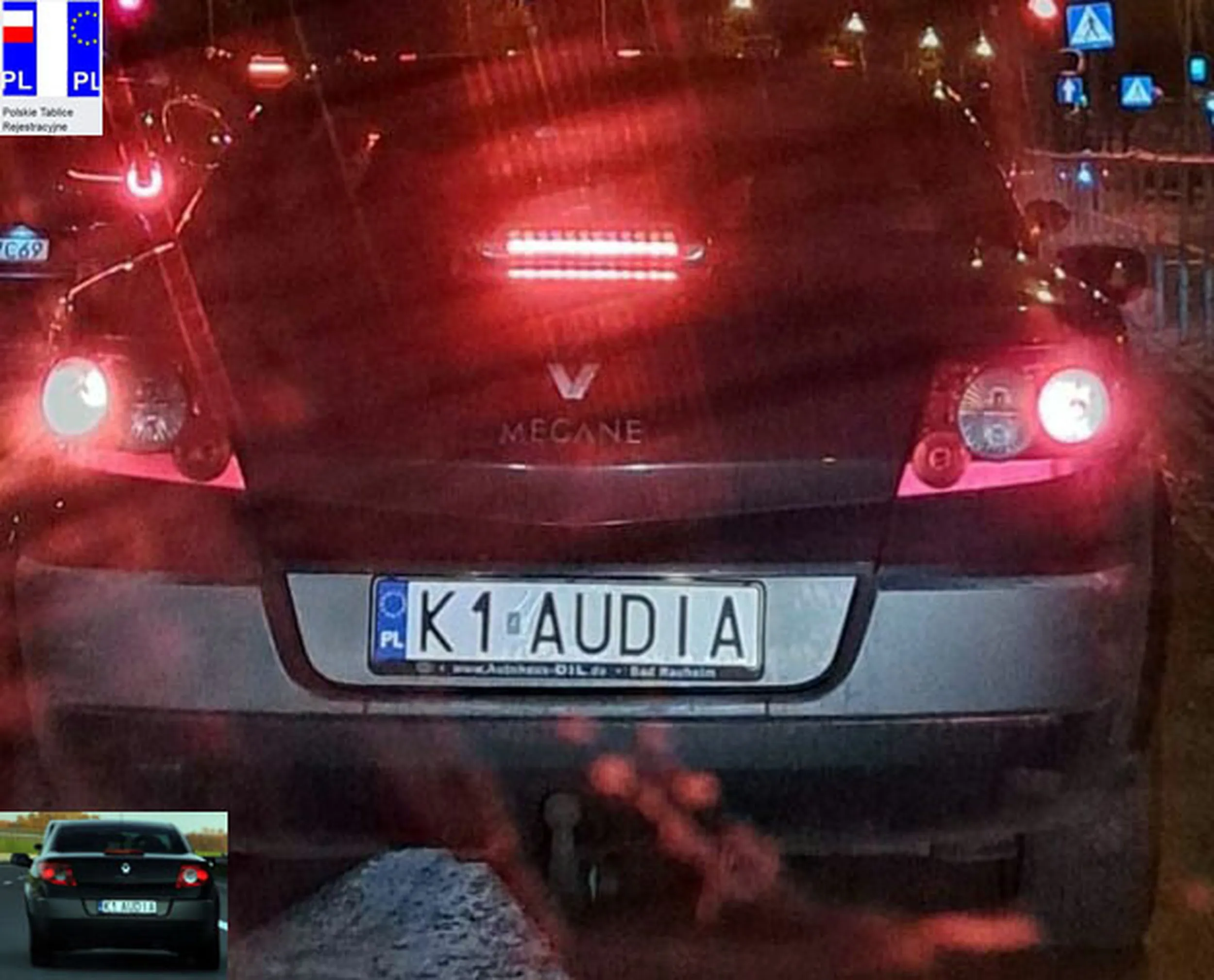 Fajny numer, blacha K1 AUDIA