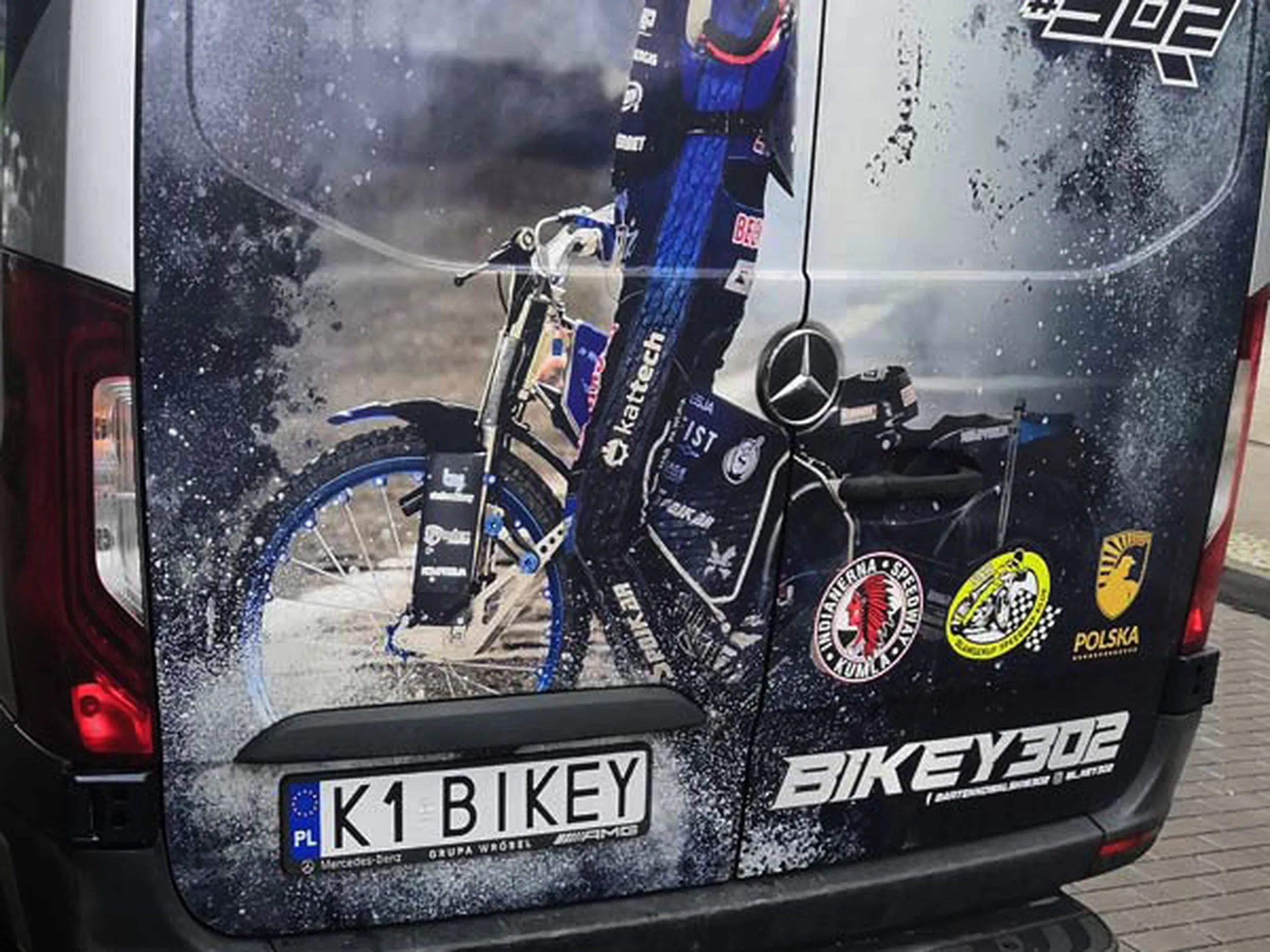 Fajny numer, blacha K1 BIKEY