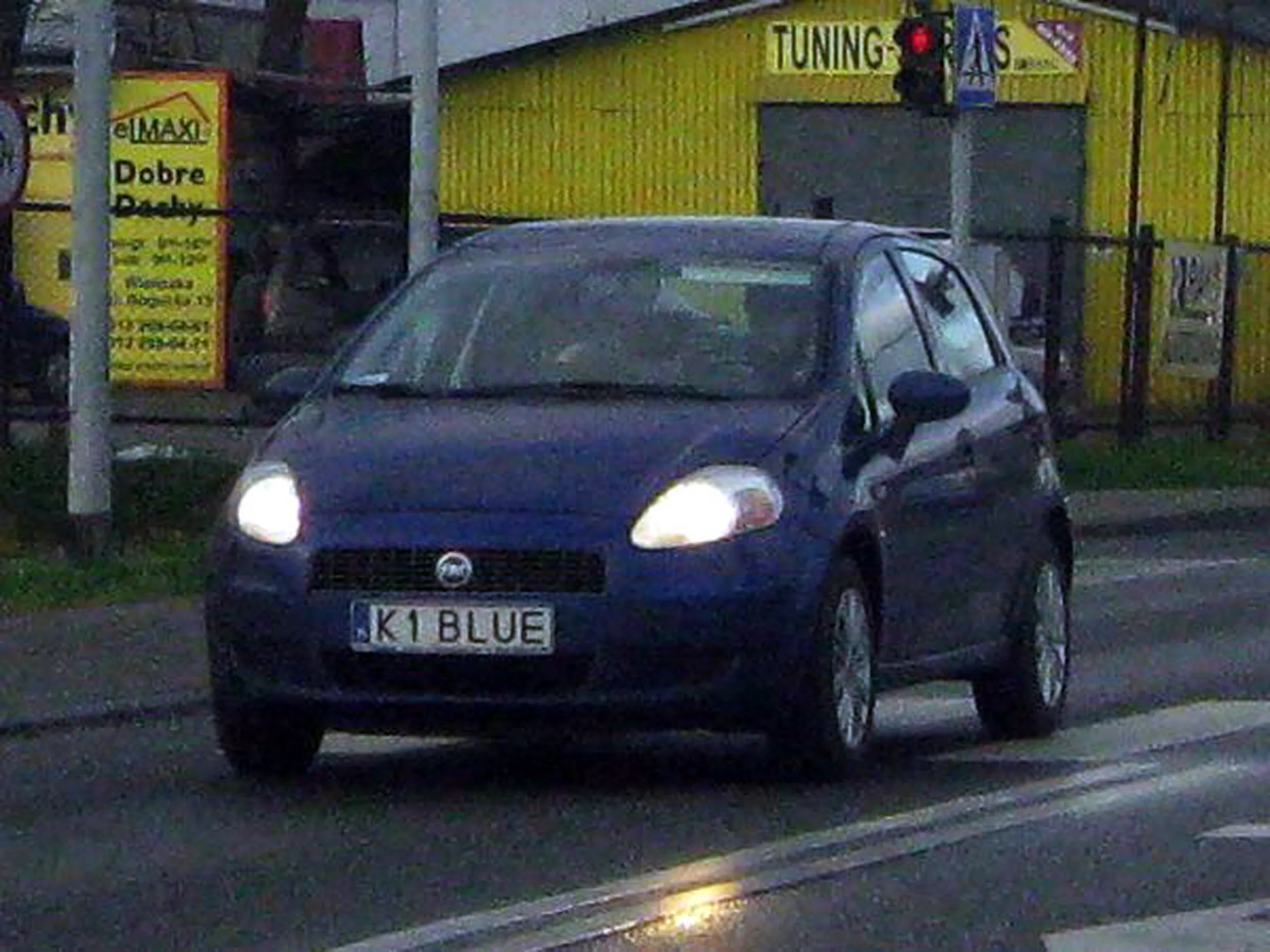 Fajny numer, blacha K1 BLUE