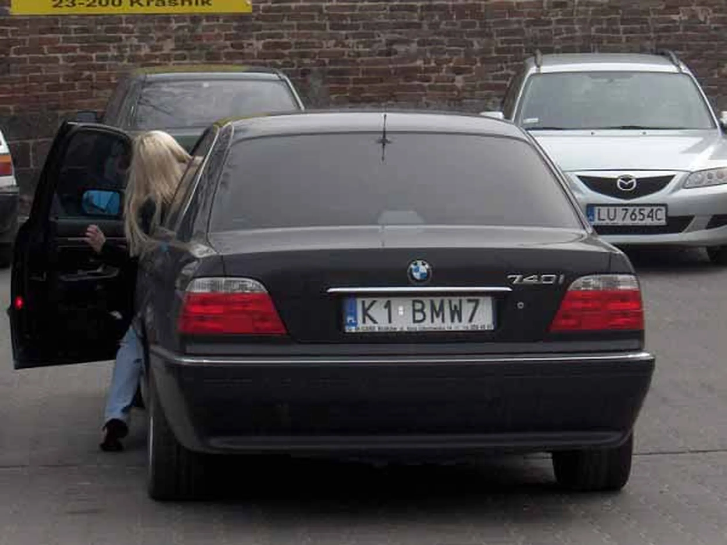 Fajny numer, blacha K1 BMW7