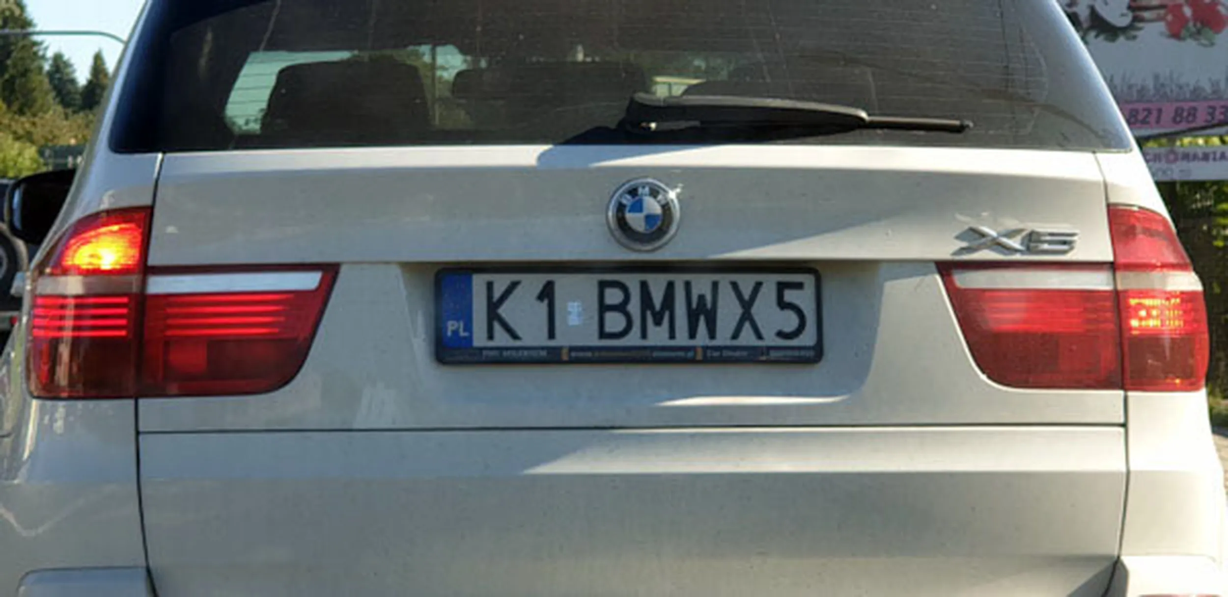Fajny numer, blacha K1 BMWX5