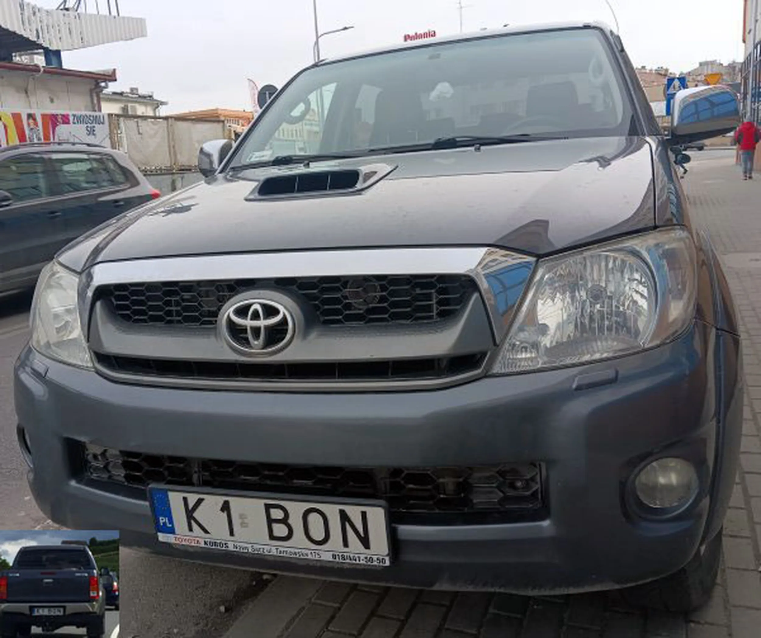 Fajny numer, blacha K1 BON