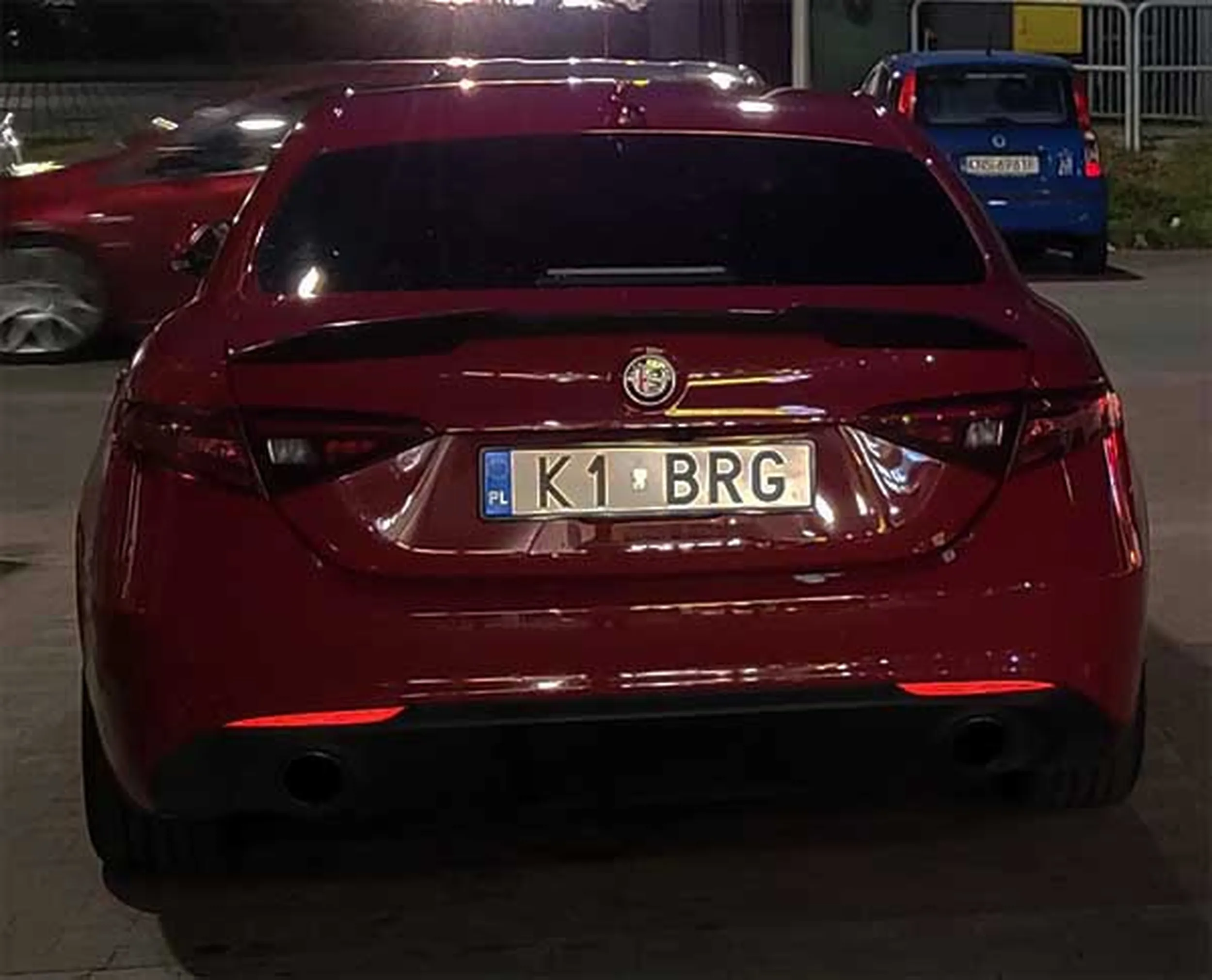 Fajny numer, blacha K1 BRG