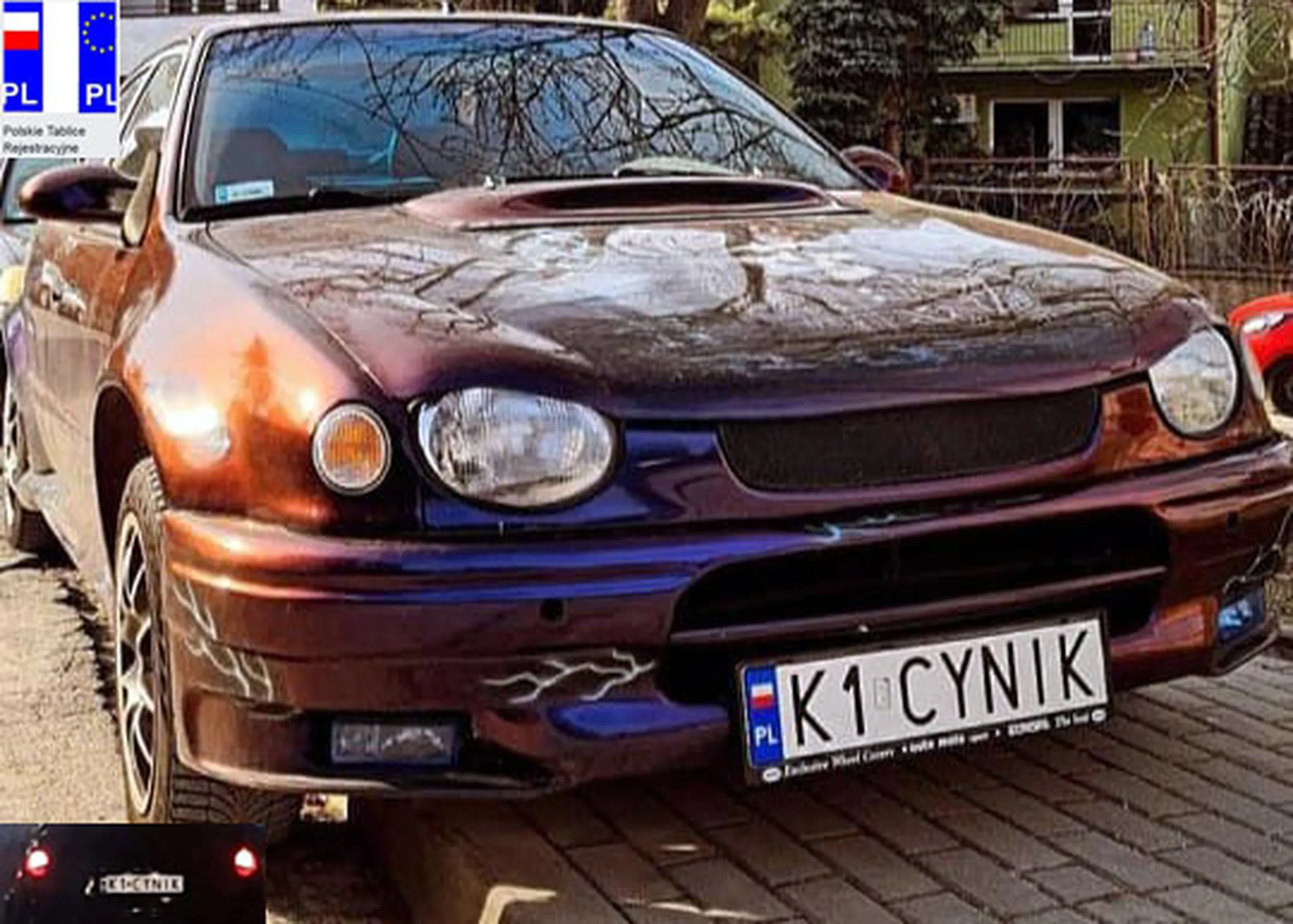 Fajny numer, blacha K1 CYNIK