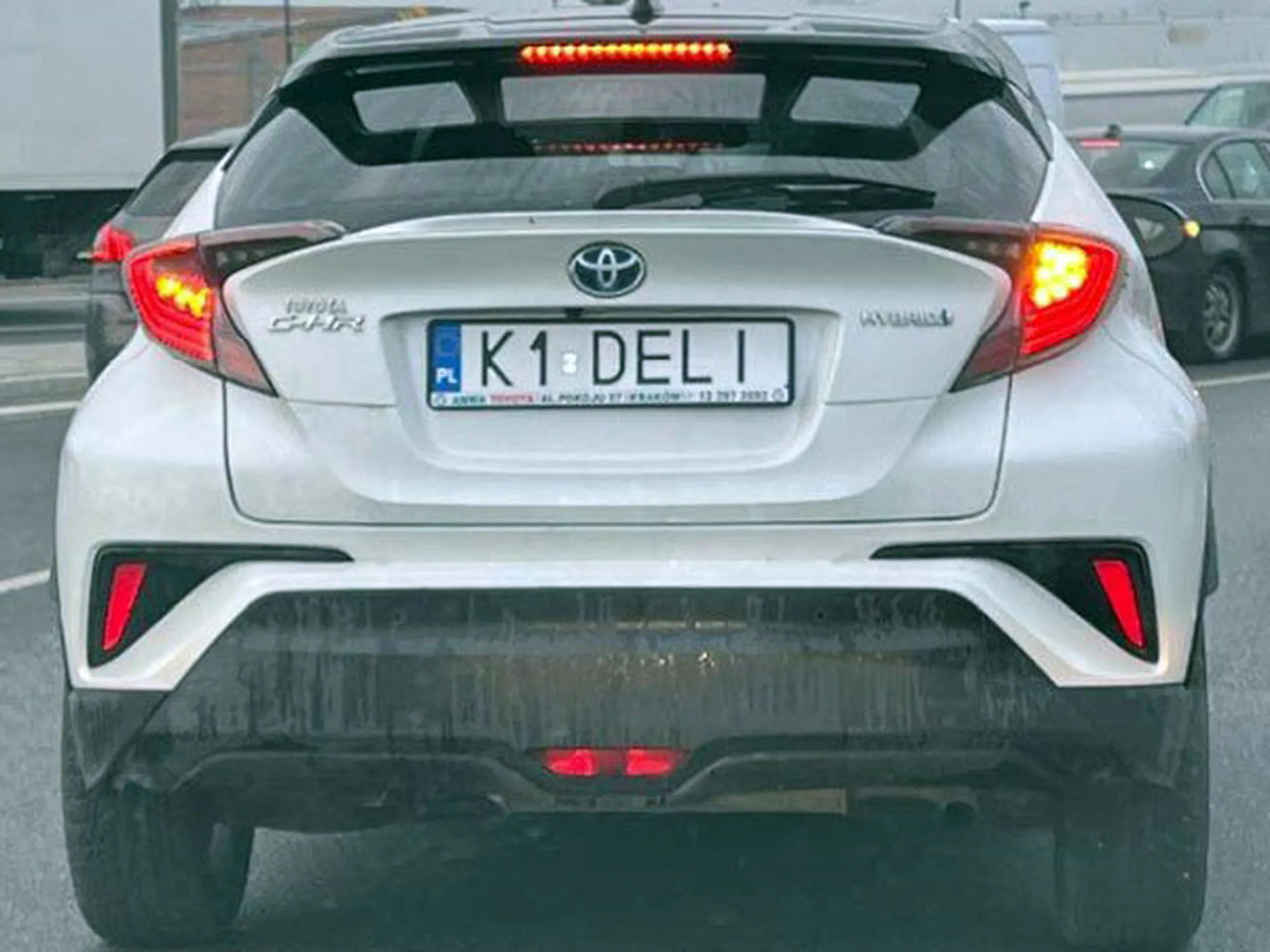 Fajny numer, blacha K1 DELI