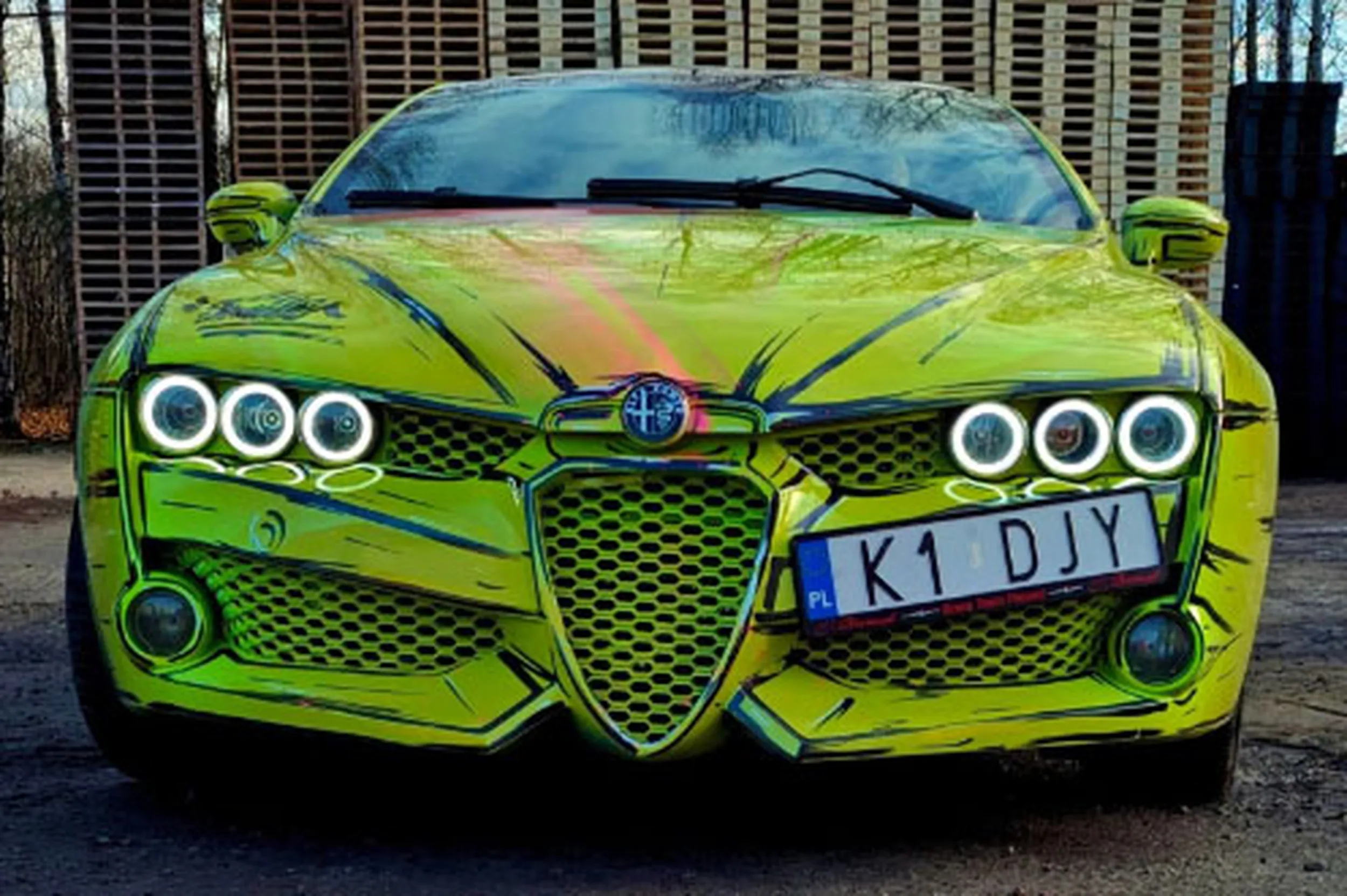 Fajny numer, blacha K1 DJY