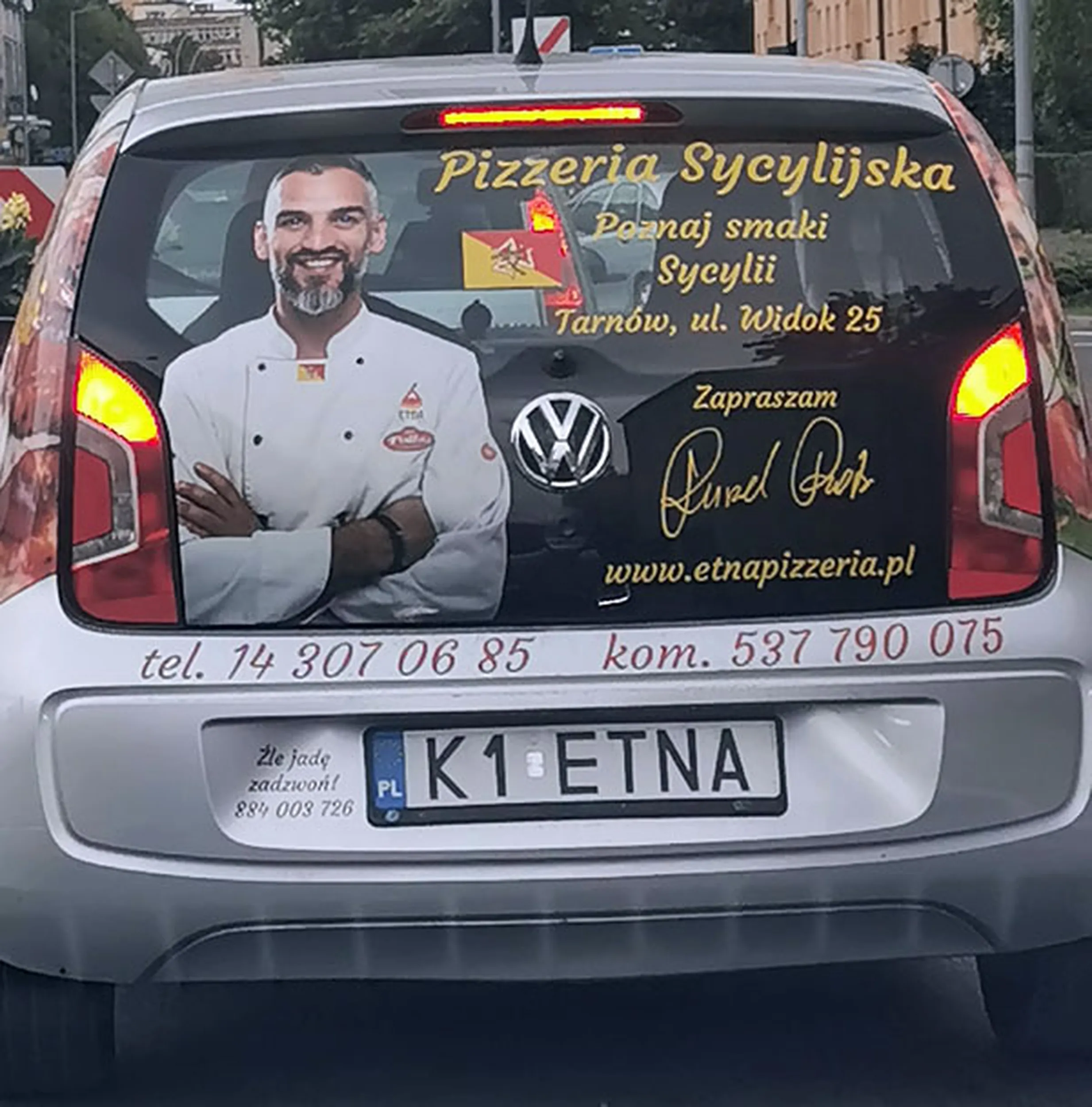 Fajny numer, blacha K1 ETNA