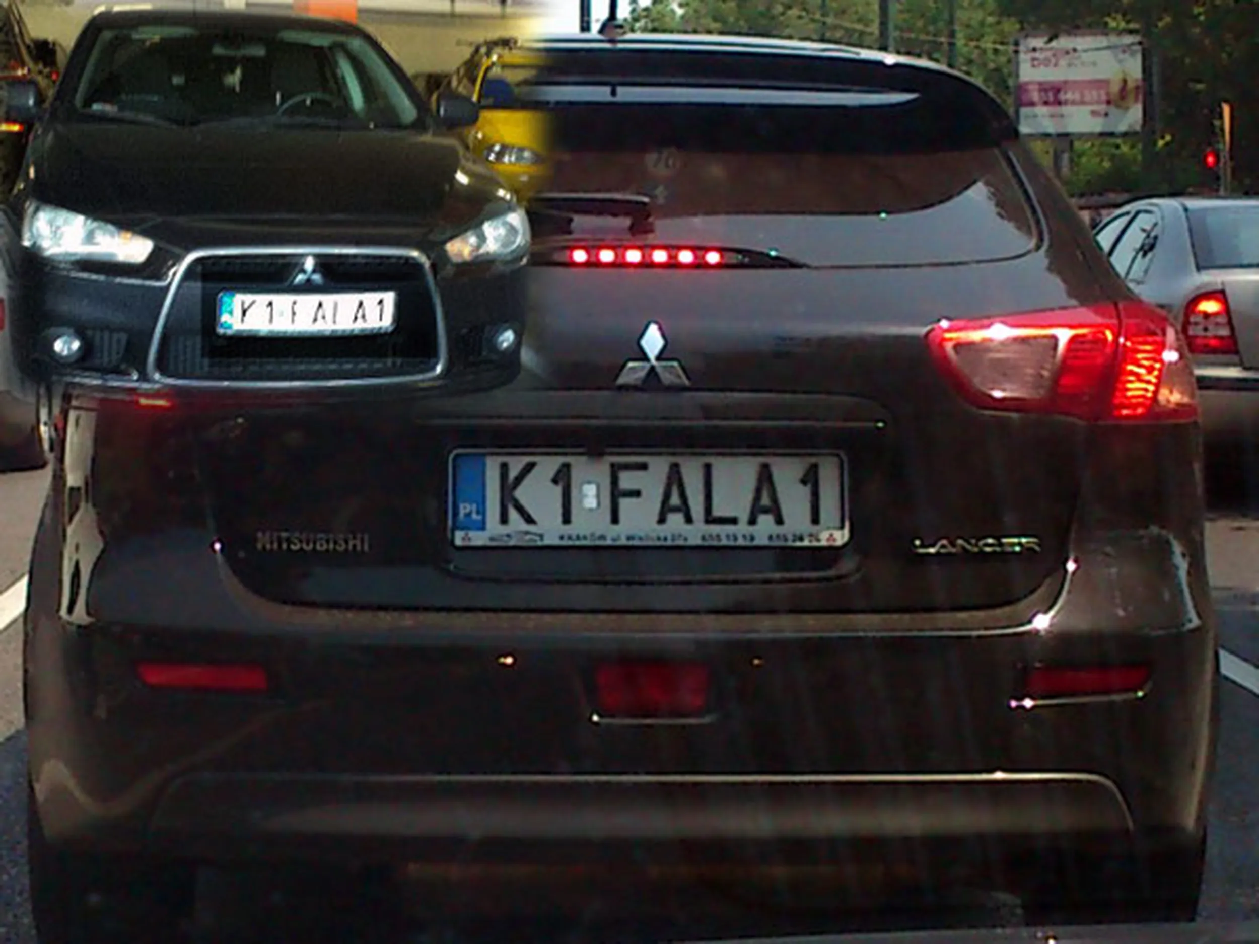 Fajny numer, blacha K1 FALA1