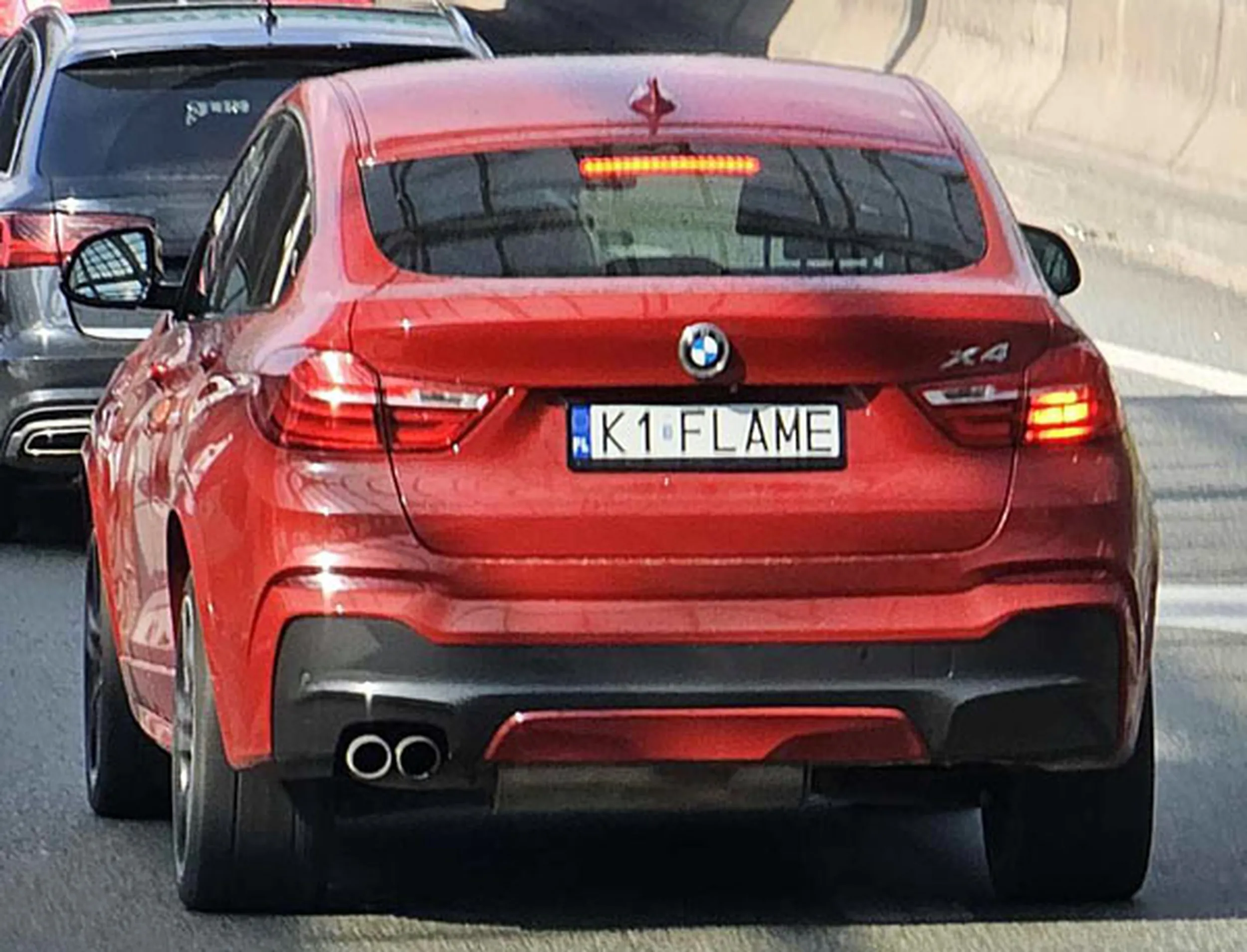 Fajny numer, blacha K1 FLAME