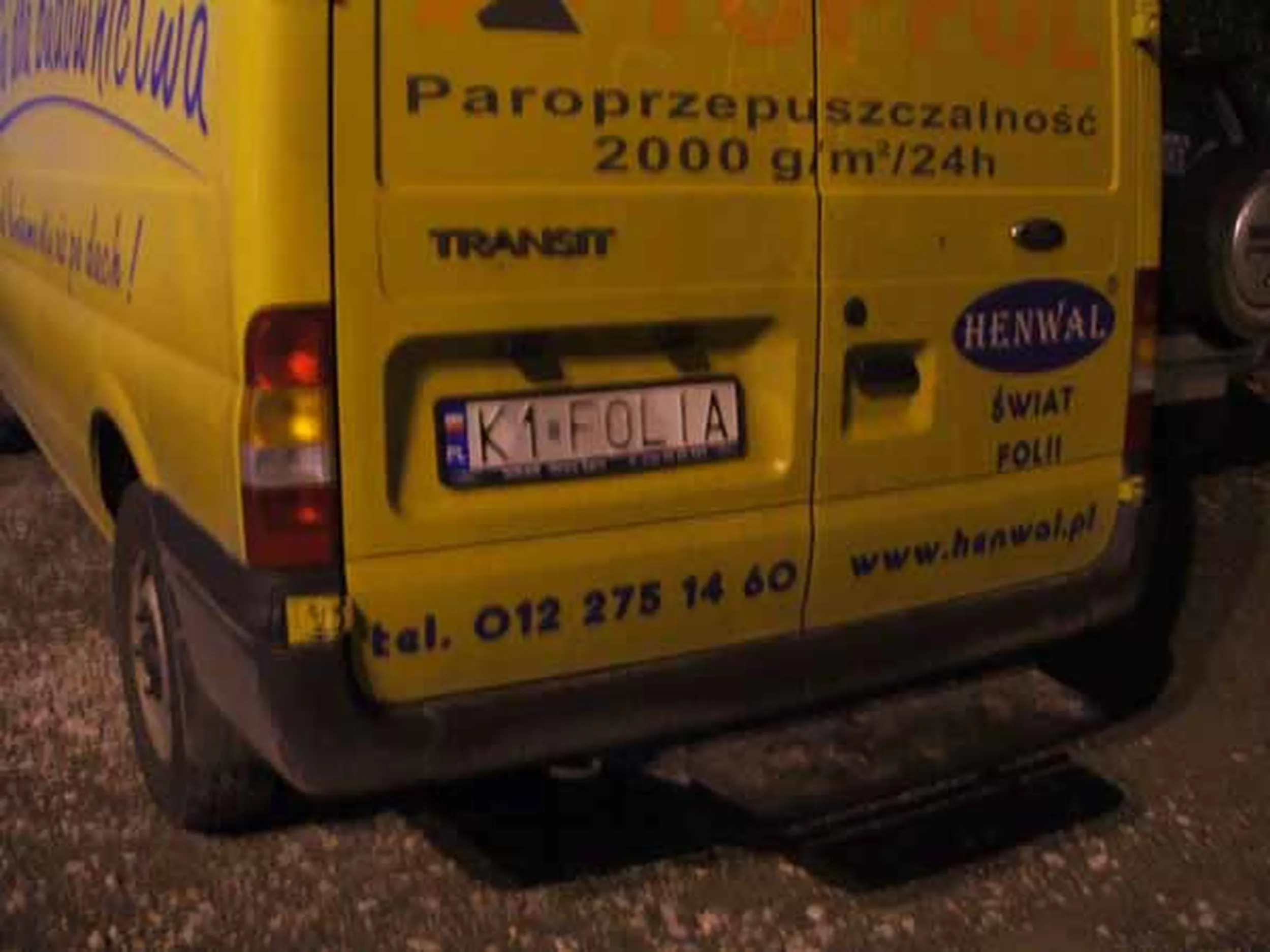 Fajny numer, blacha K1 FOLIA