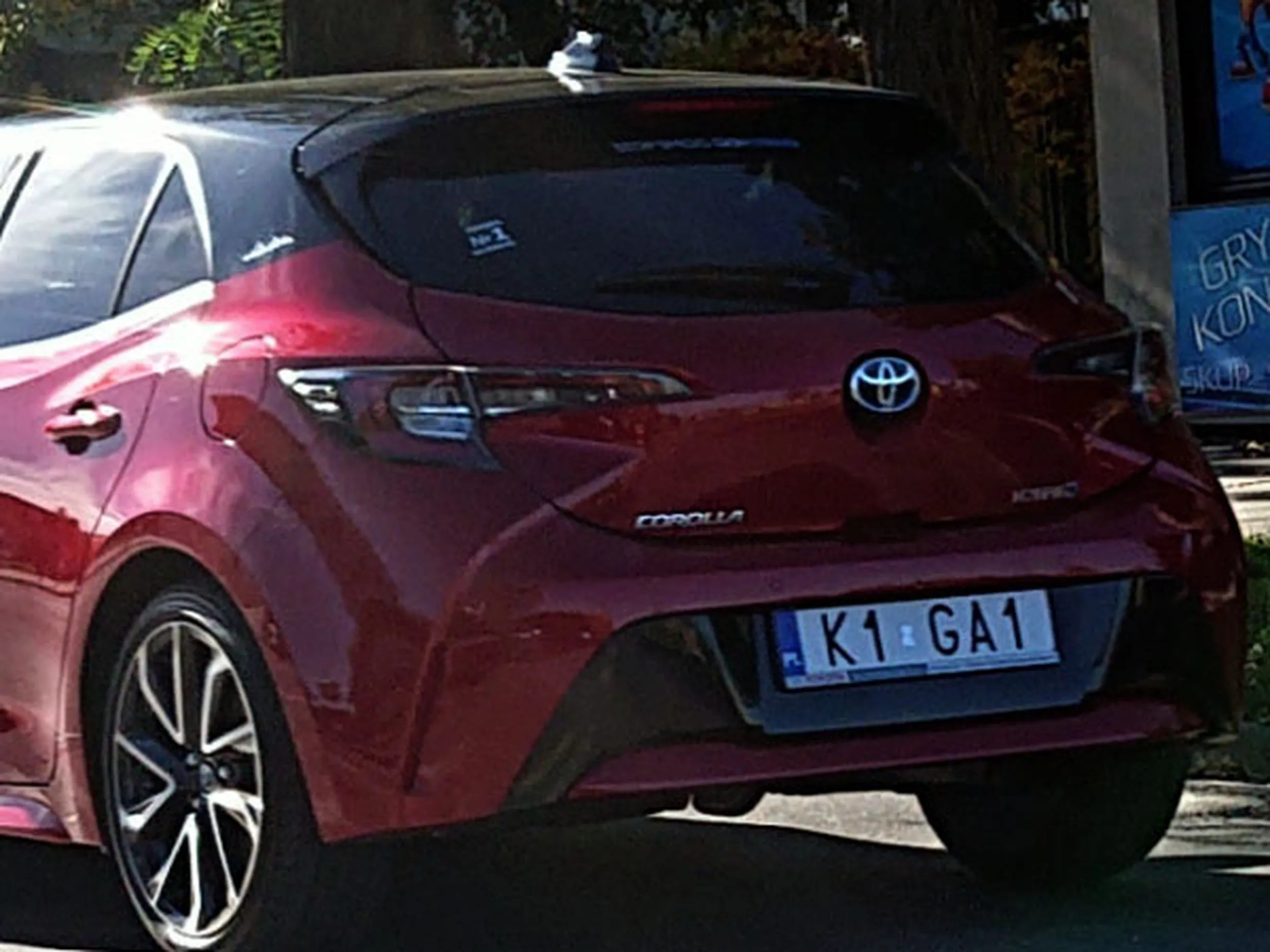 Fajny numer, blacha K1 GA1