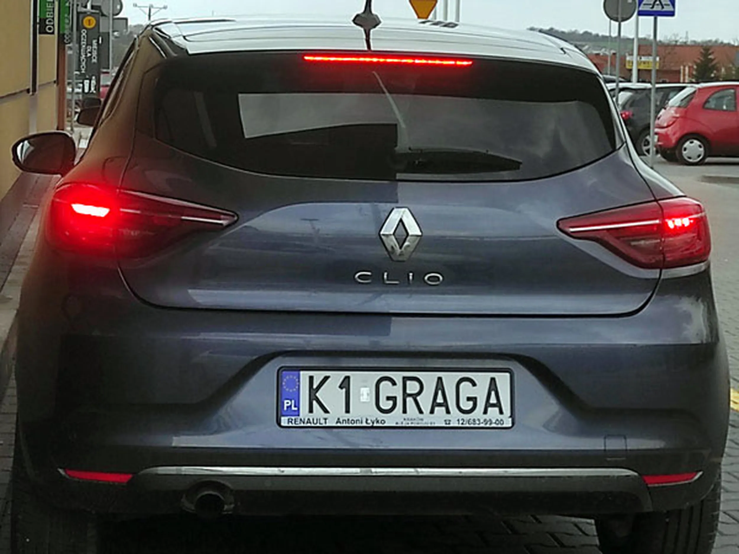 Fajny numer, blacha K1 GRAGA