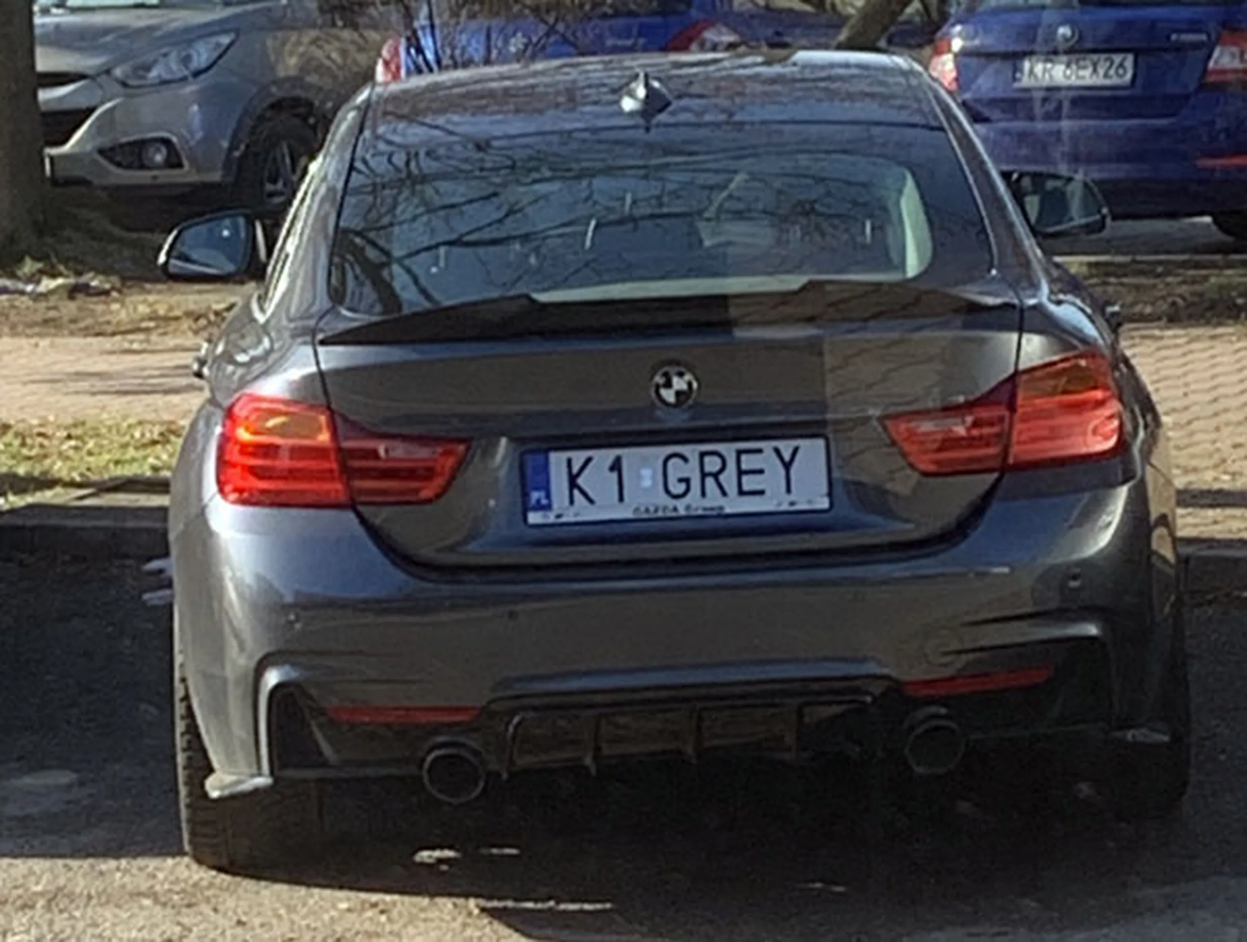 Fajny numer, blacha K1 GREY