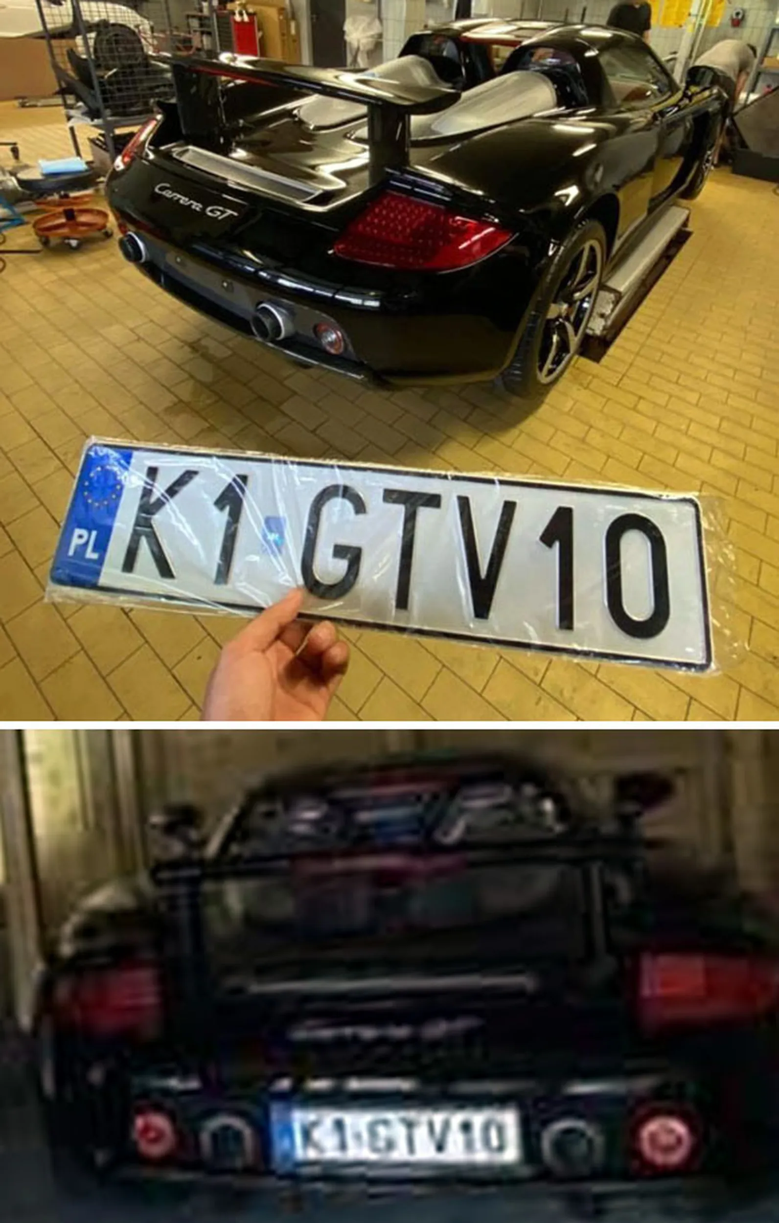 Fajny numer, blacha K1 GTV10