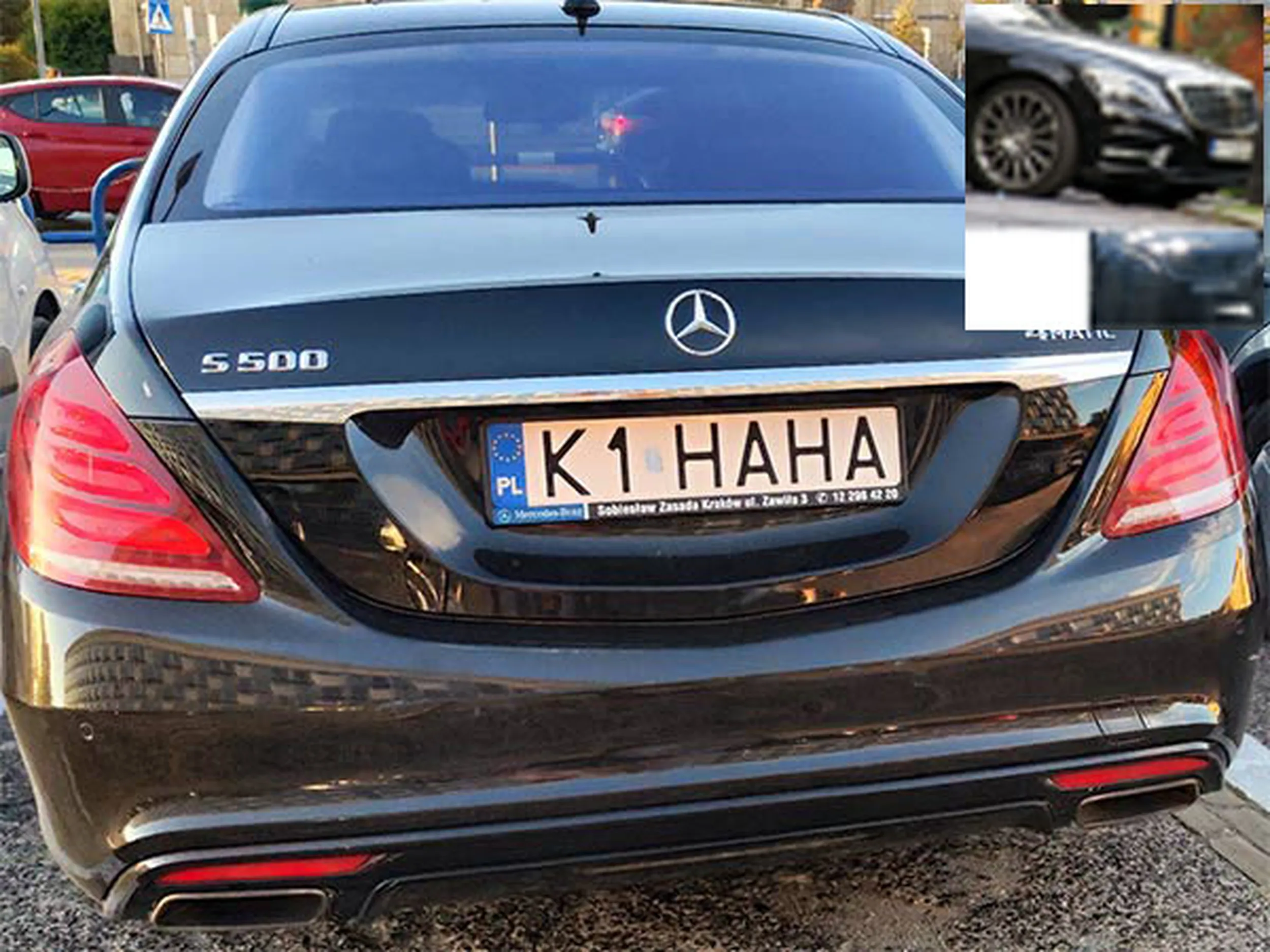 Fajny numer, blacha K1 HAHA