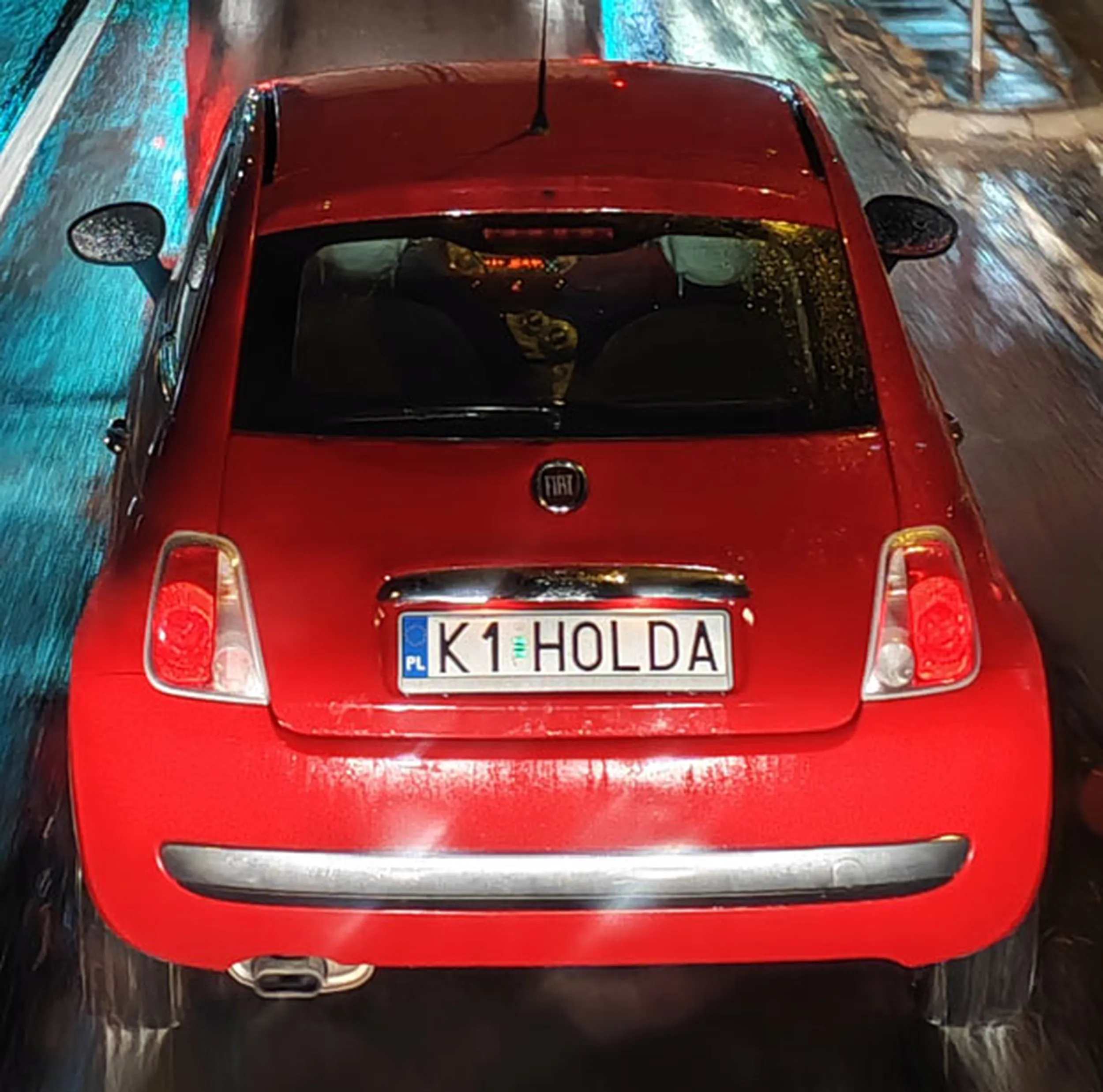 Fajny numer, blacha K1 HOLDA