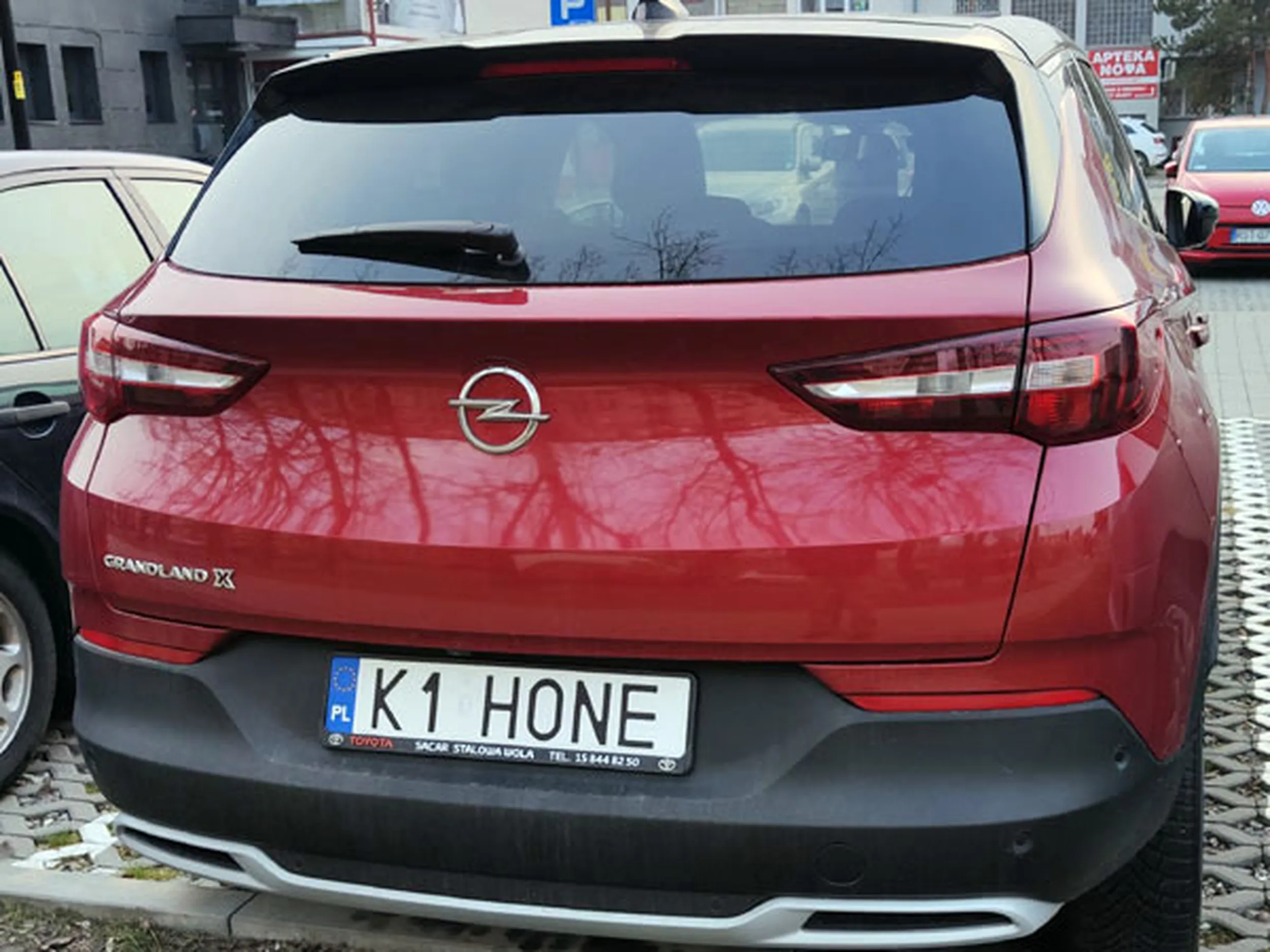 Fajny numer, blacha K1 HONE