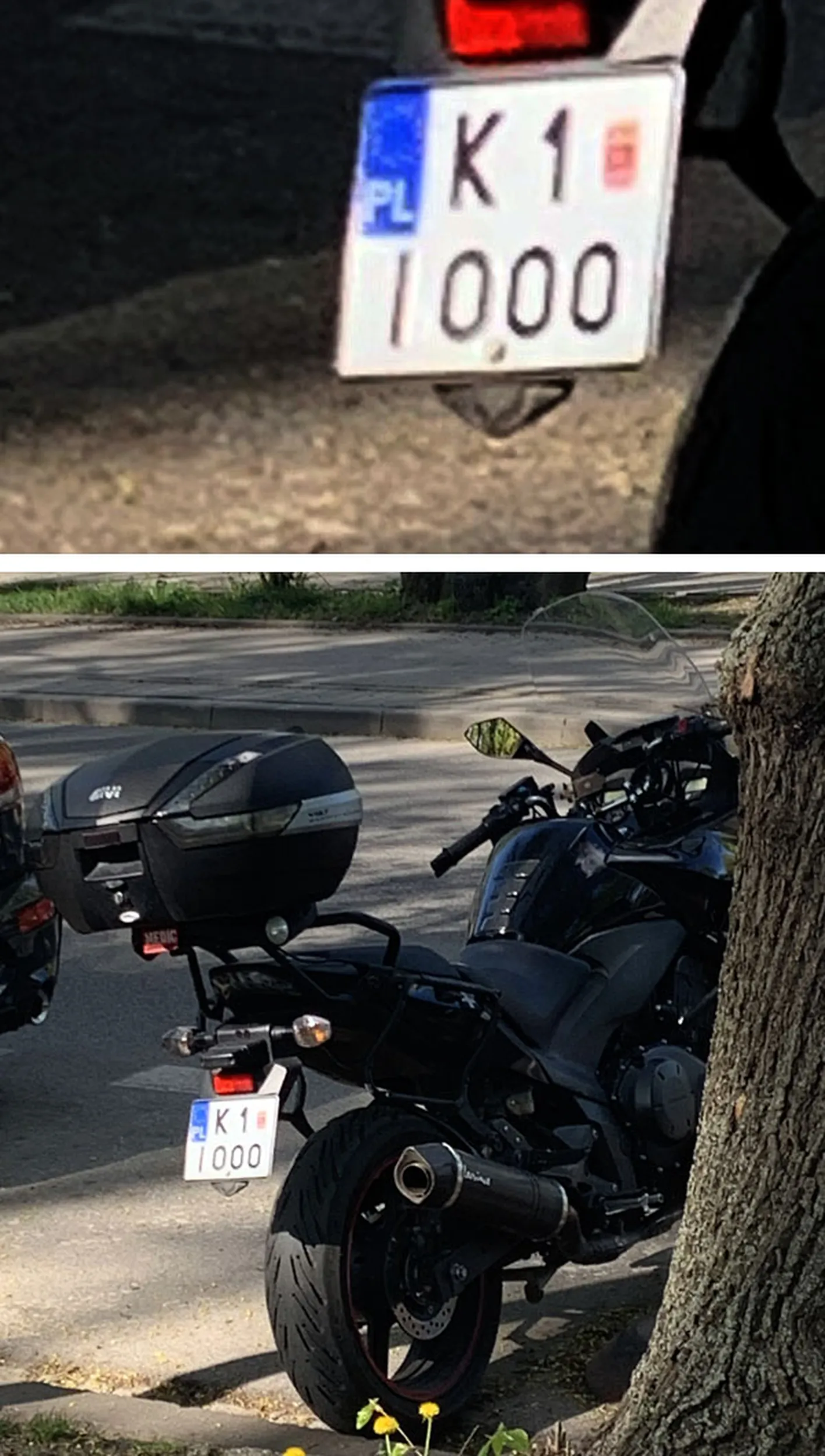 Fajny numer, blacha K1 IOOO