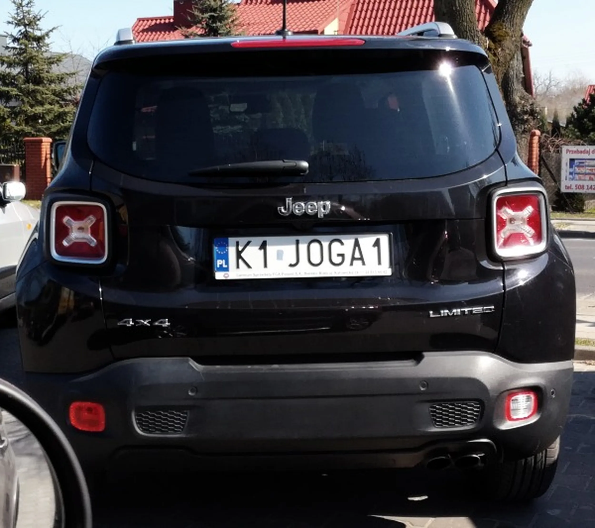 Fajny numer, blacha K1 JOGA1