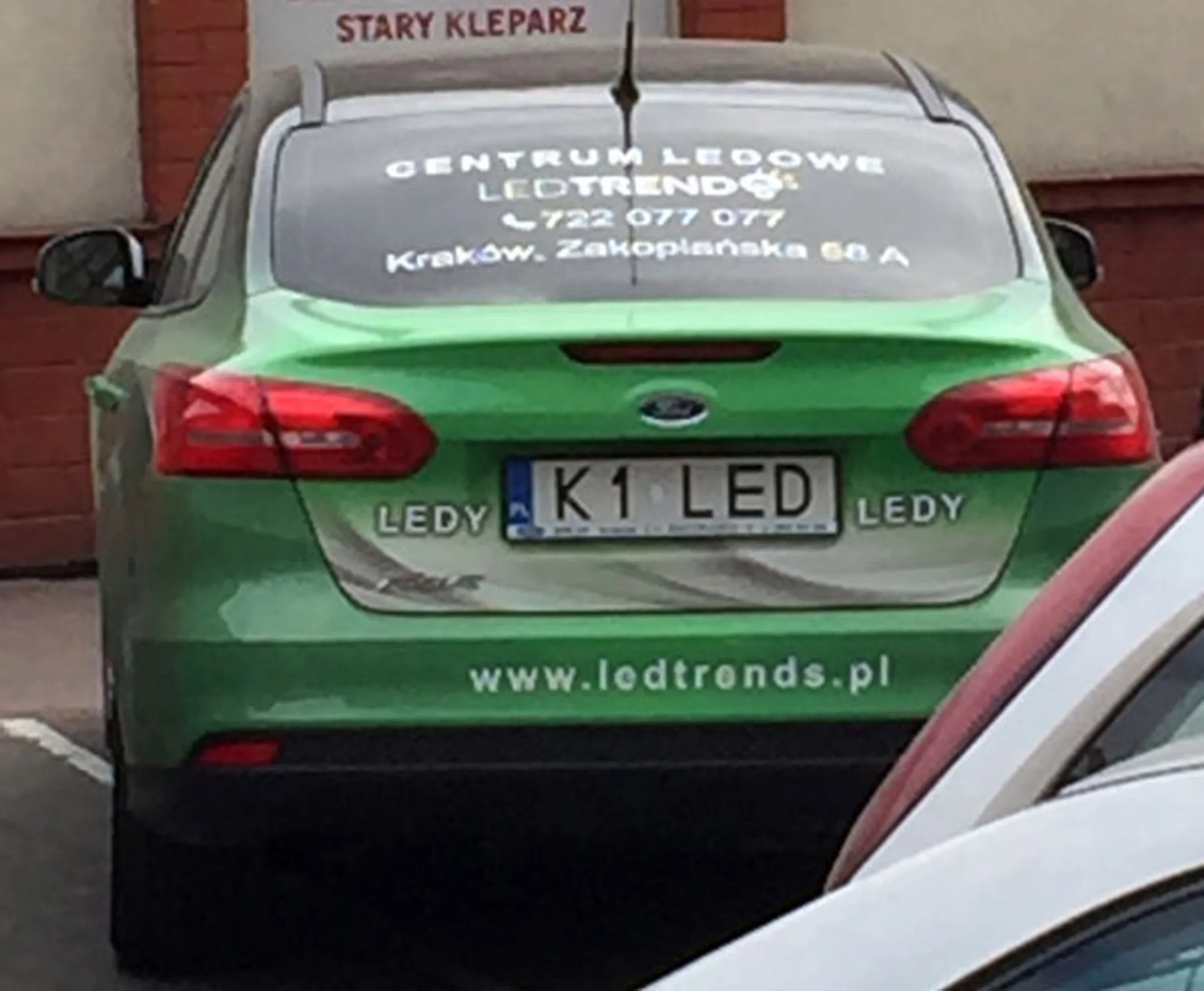 Fajny numer, blacha K1 LED