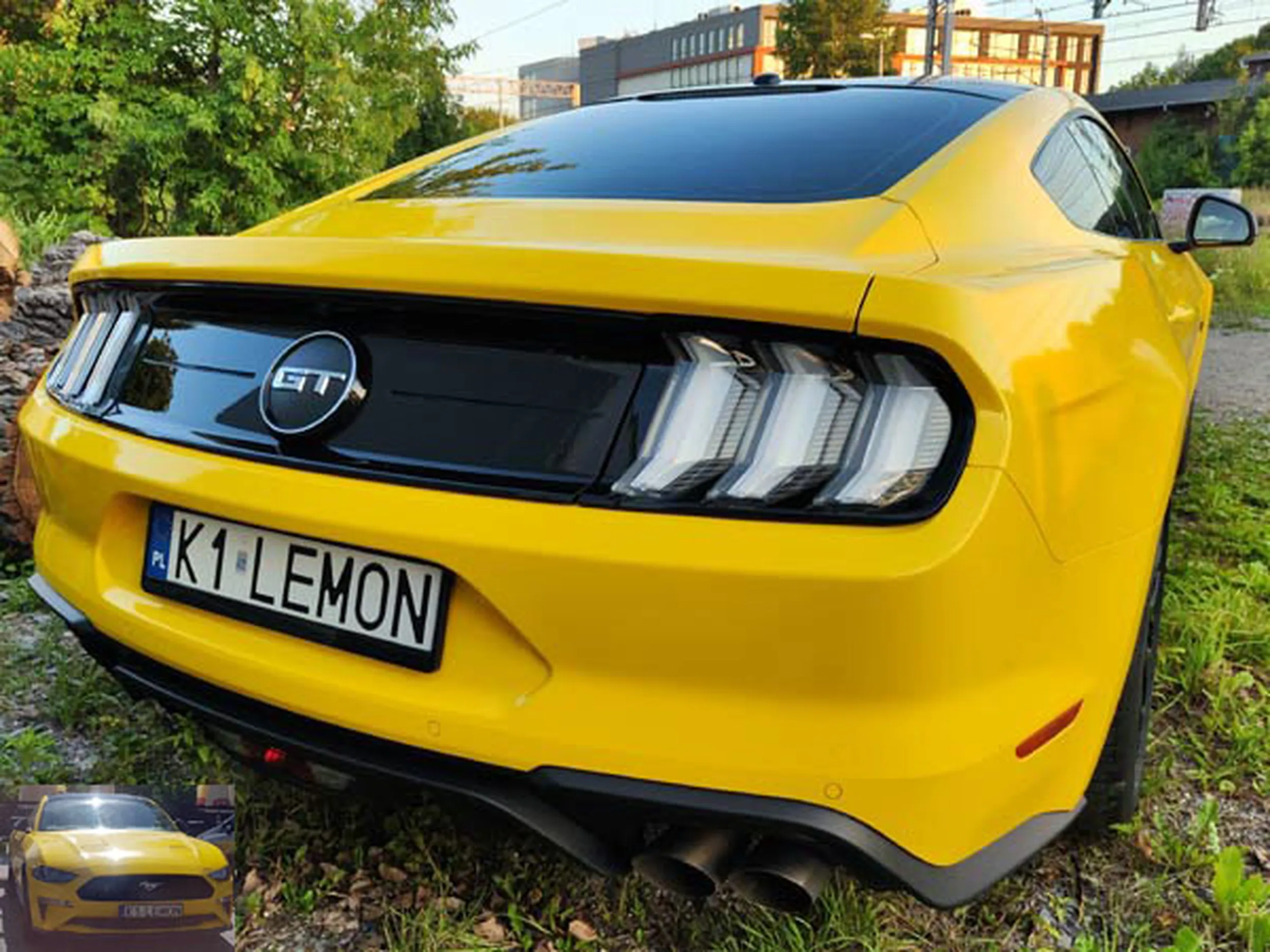 Fajny numer, blacha K1 LEMON