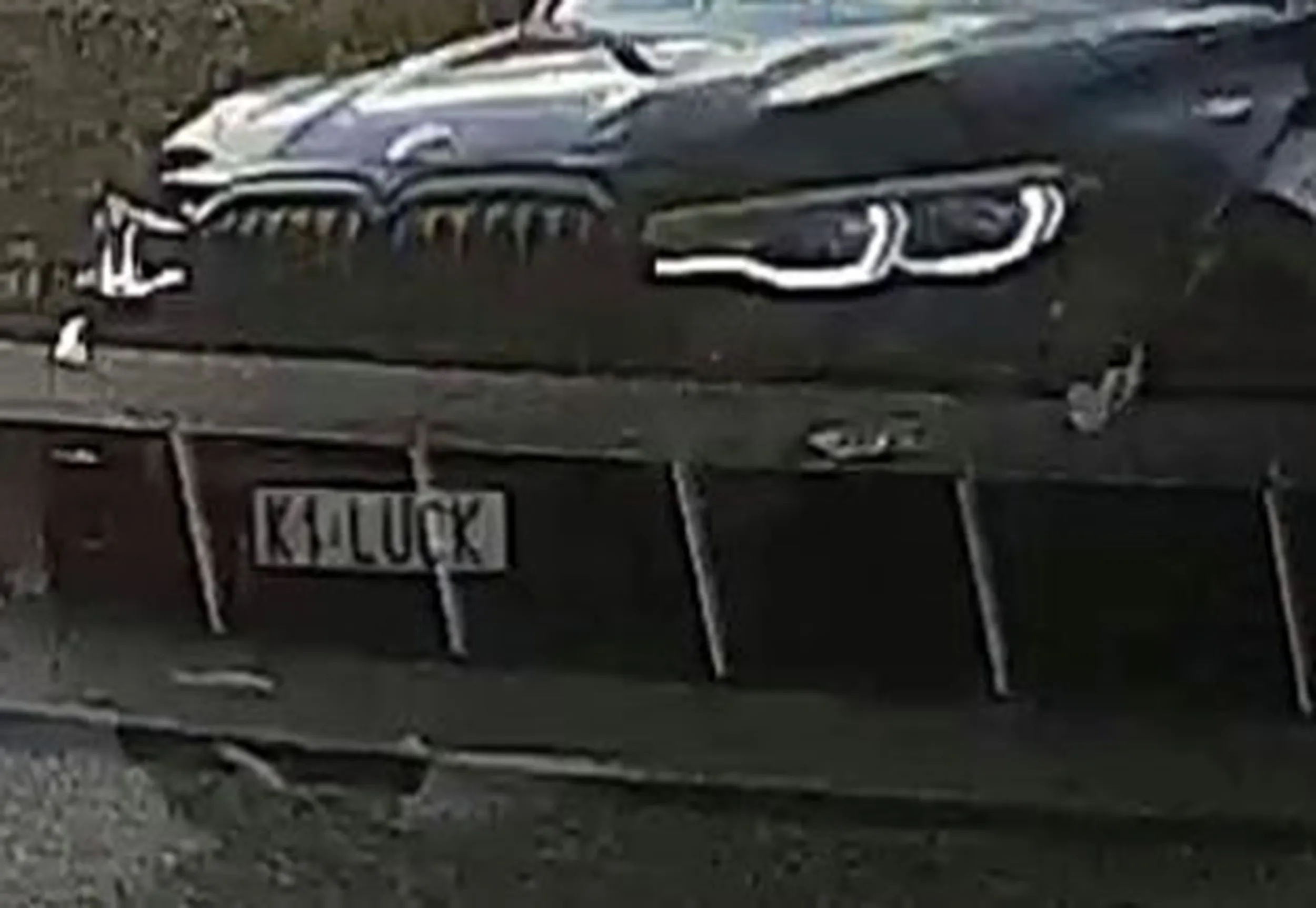 Fajny numer, blacha K1 LUCK