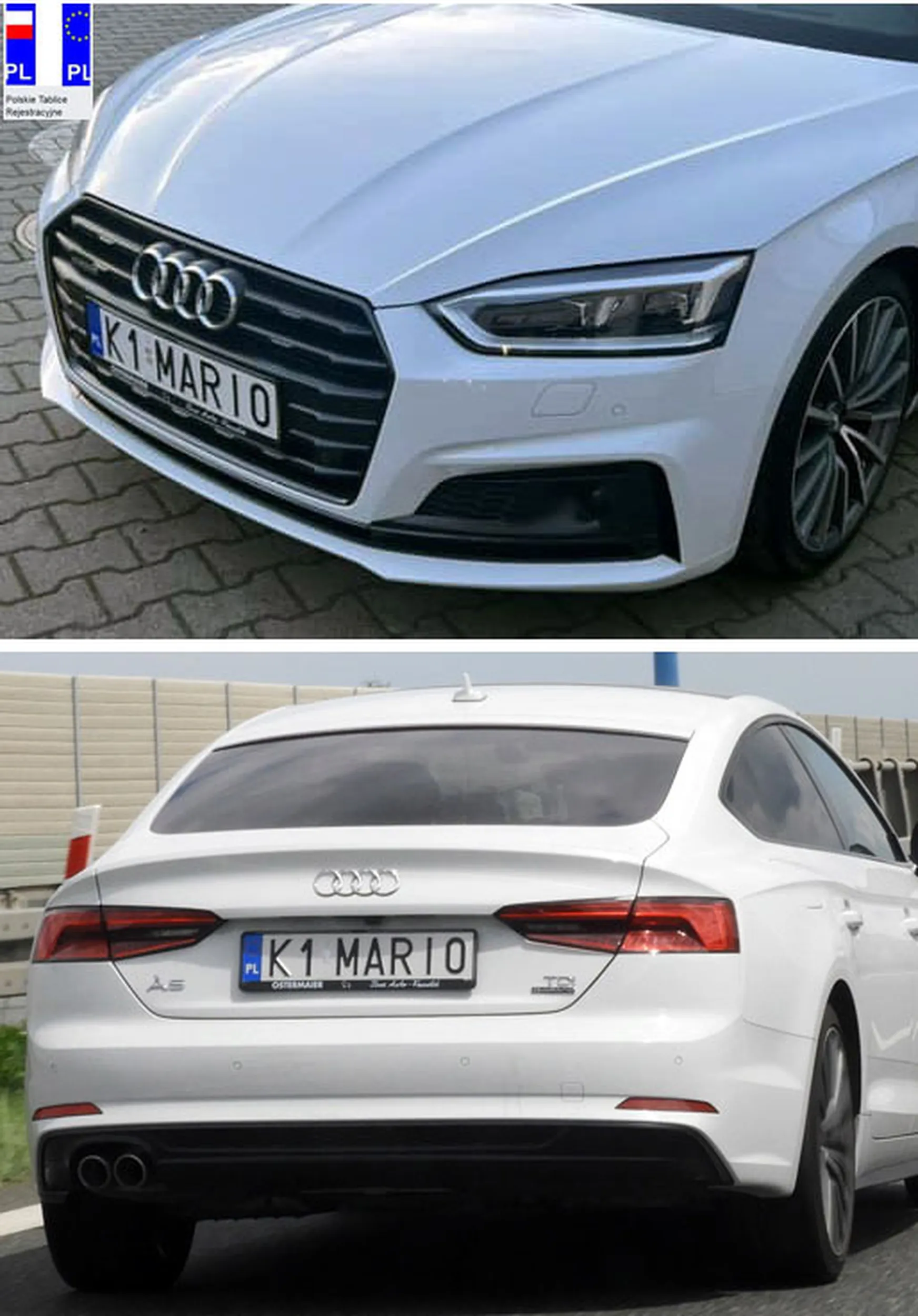 Fajny numer, blacha K1 MARI0