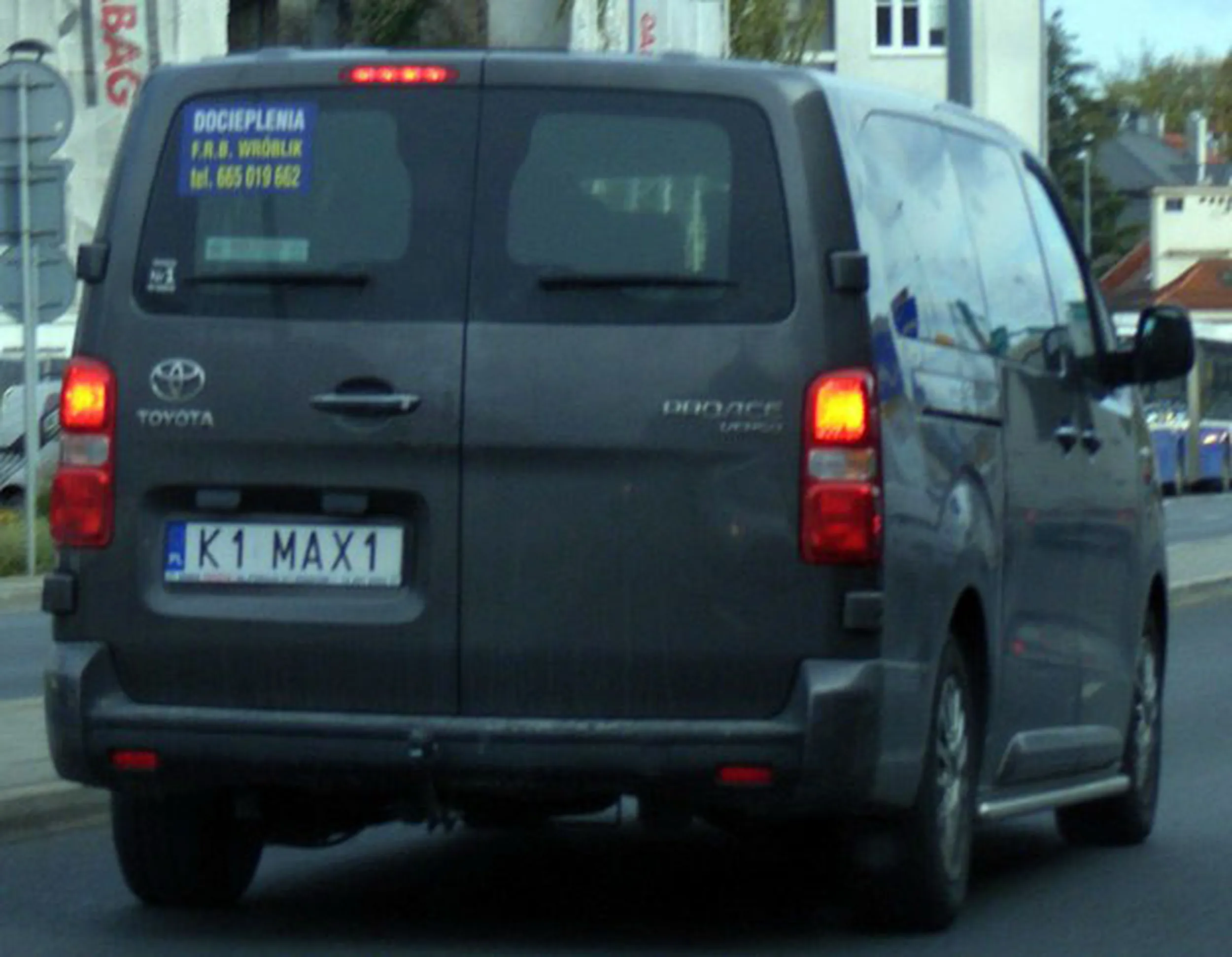 Fajny numer, blacha K1 MAX1