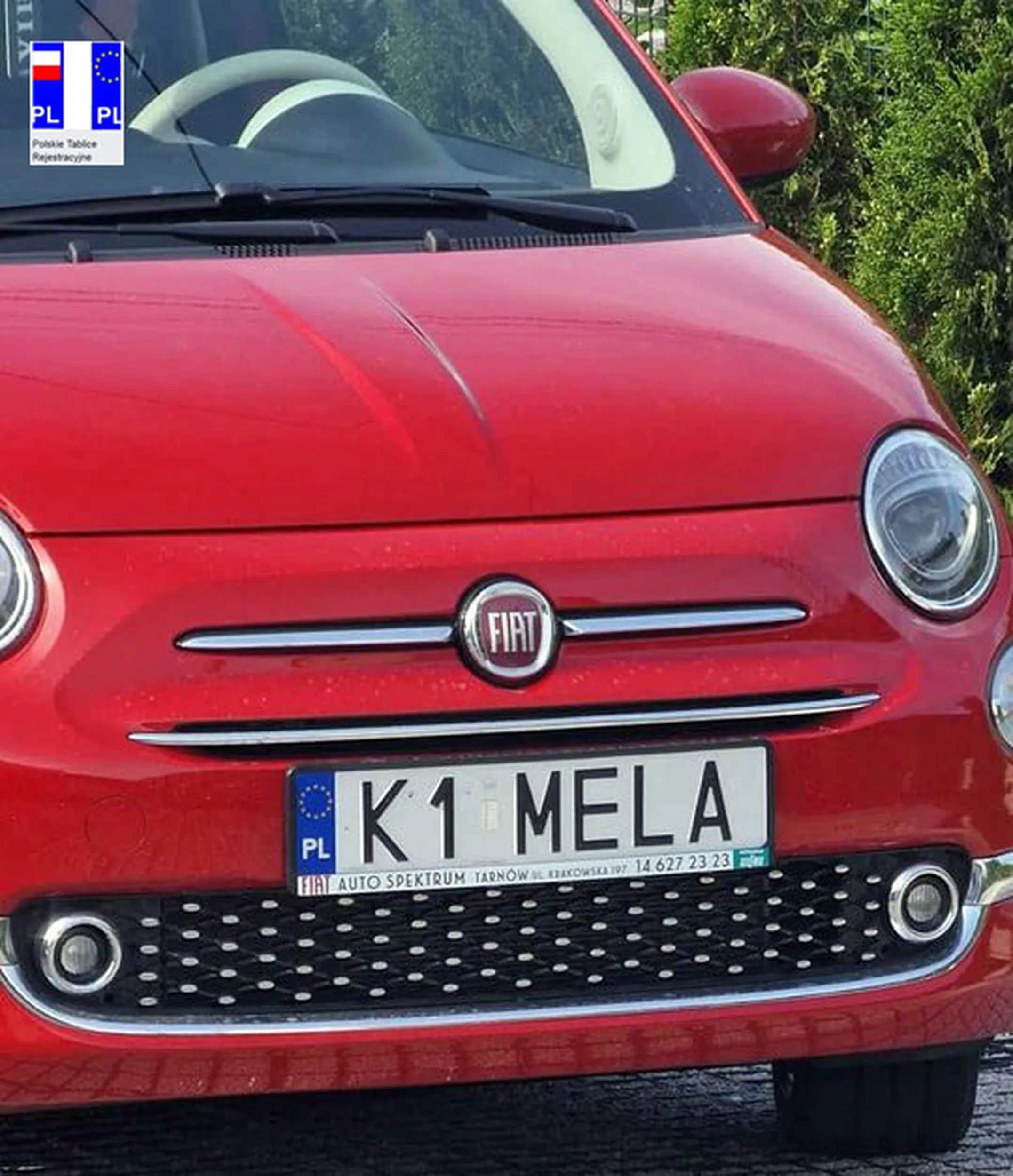 Fajny numer, blacha K1 MELA