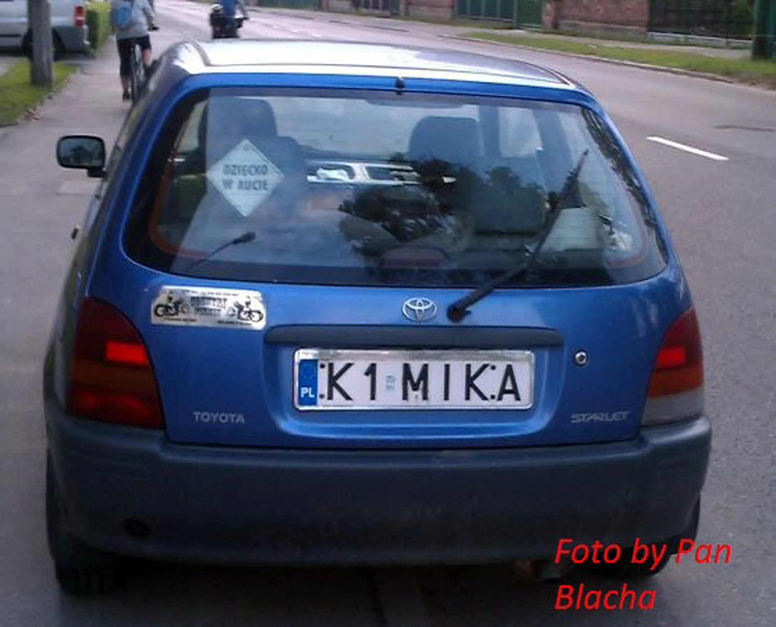 Fajny numer, blacha K1 MIKA
