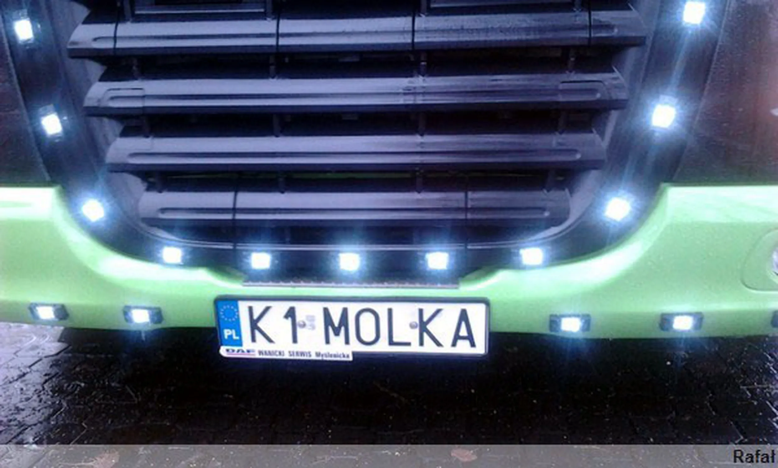 Fajny numer, blacha K1 MOLKA