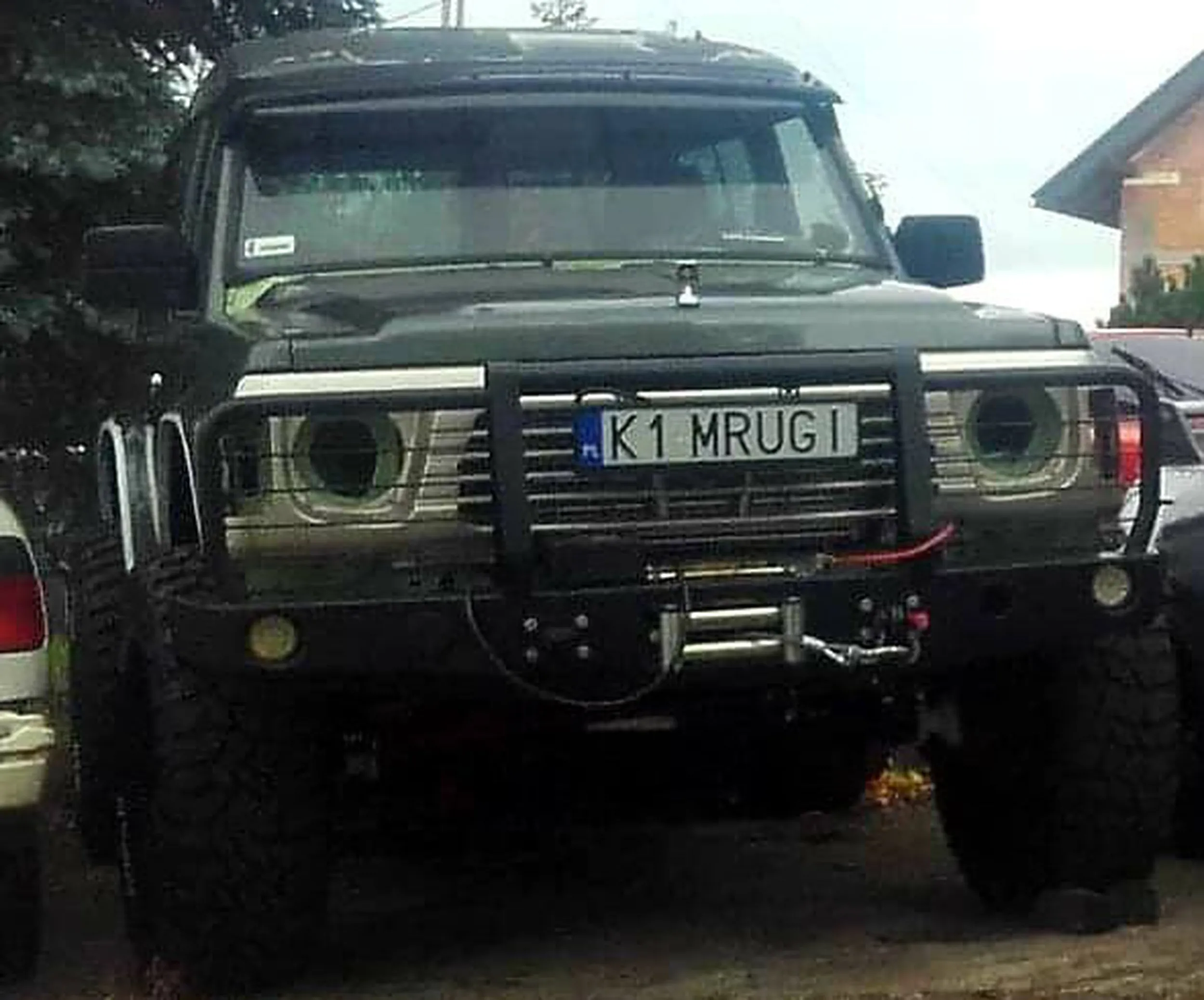 Fajny numer, blacha K1 MRUGI