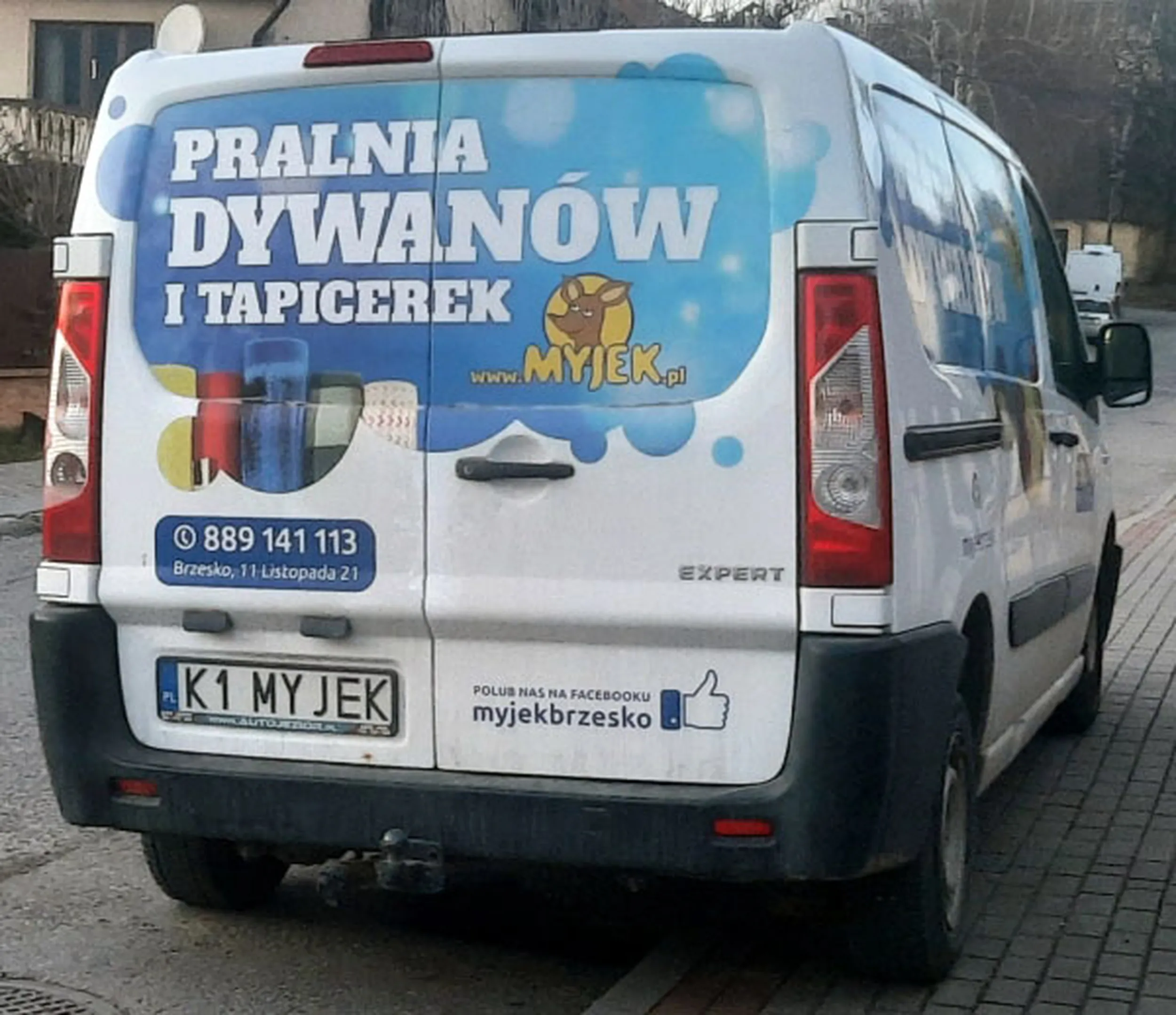 Fajny numer, blacha K1 MYJEK