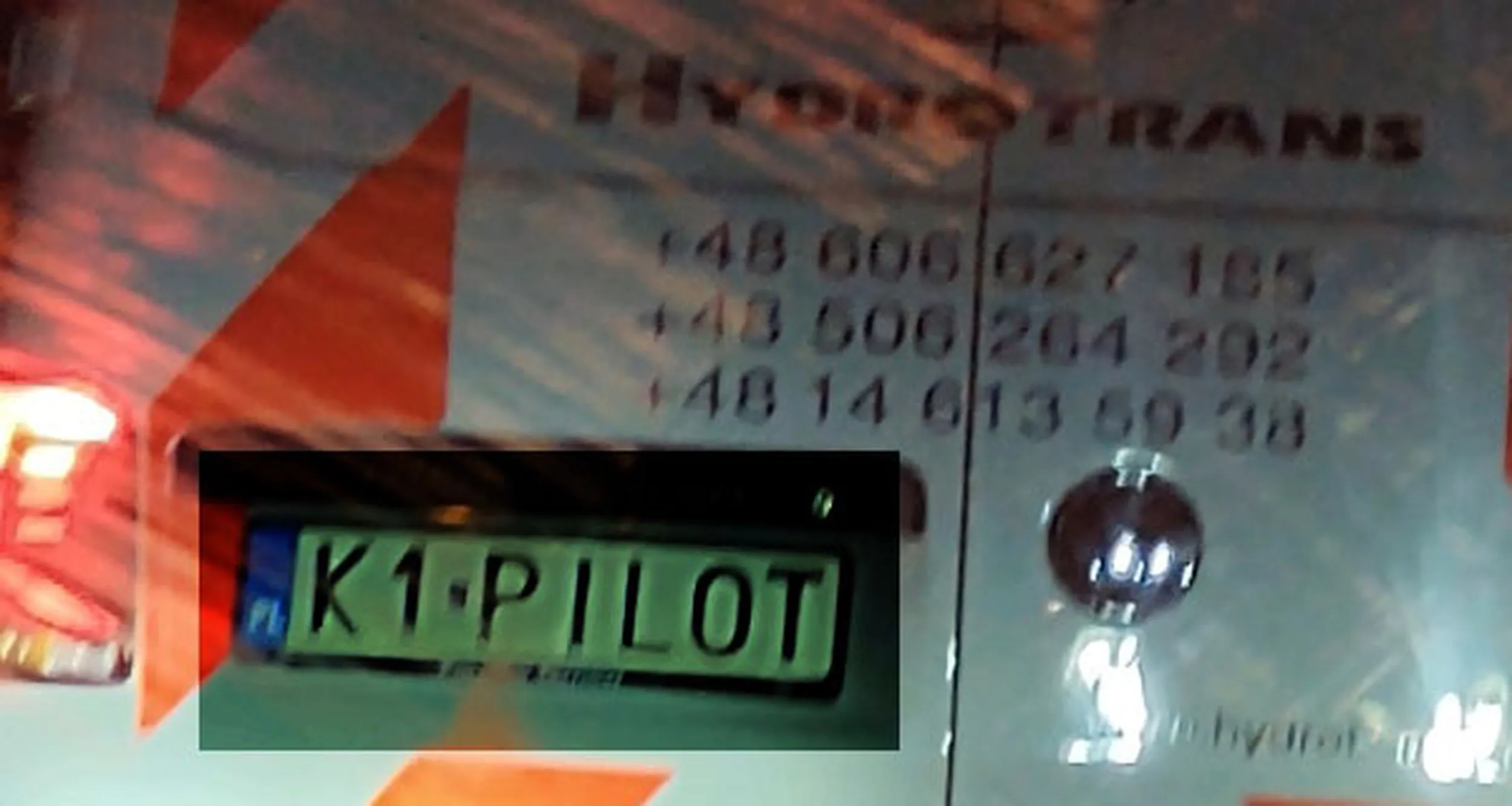 Fajny numer, blacha K1 PILOT