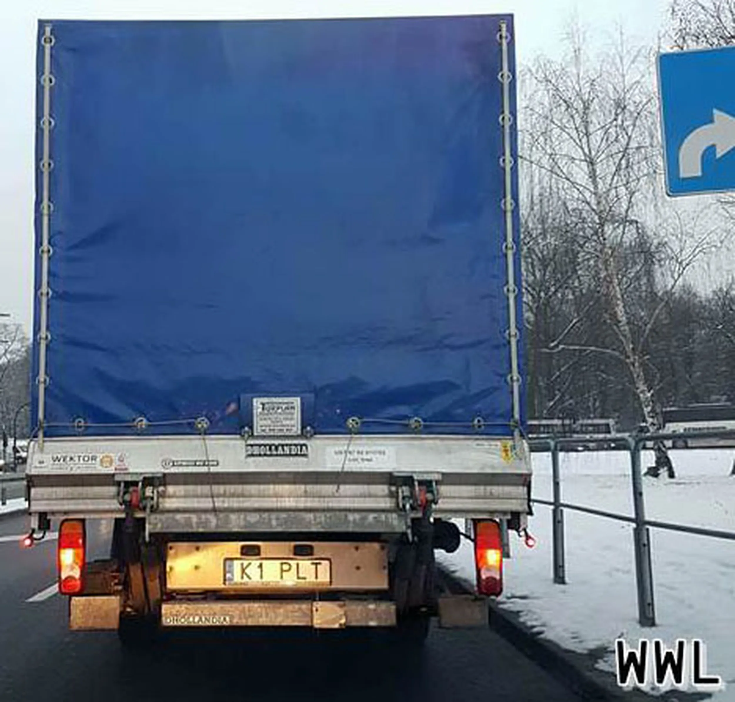 Fajny numer, blacha K1 PLT