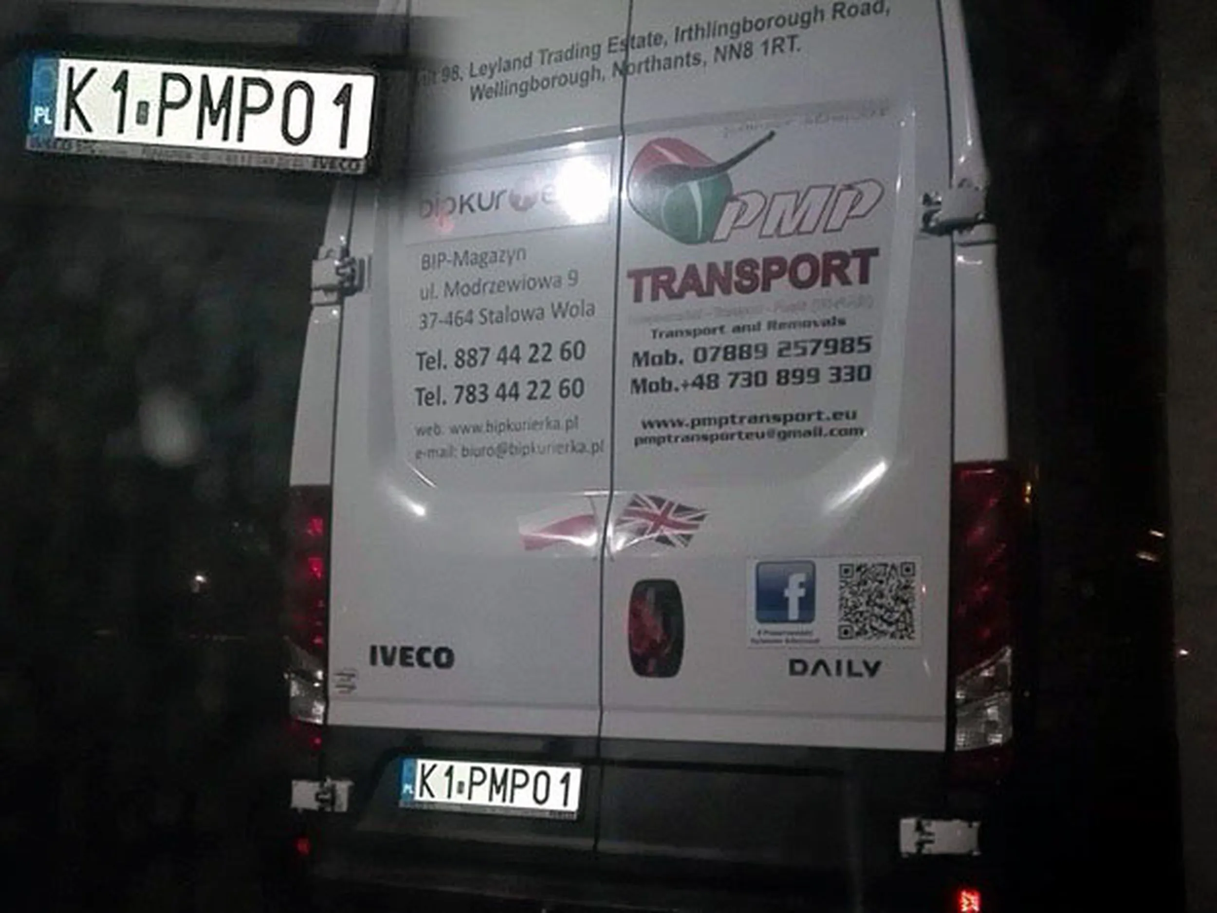 Fajny numer, blacha K1 PMP01