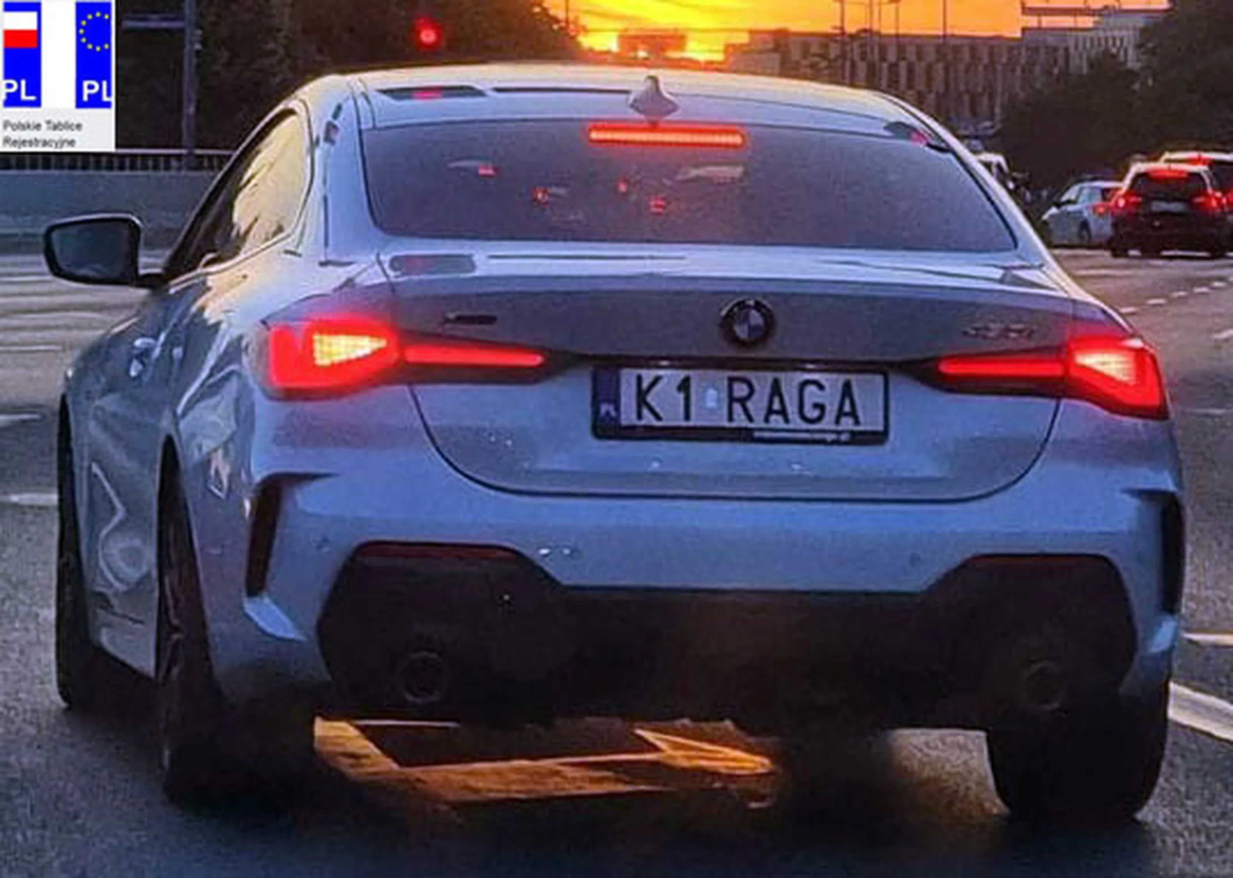 Fajny numer, blacha K1 RAGA