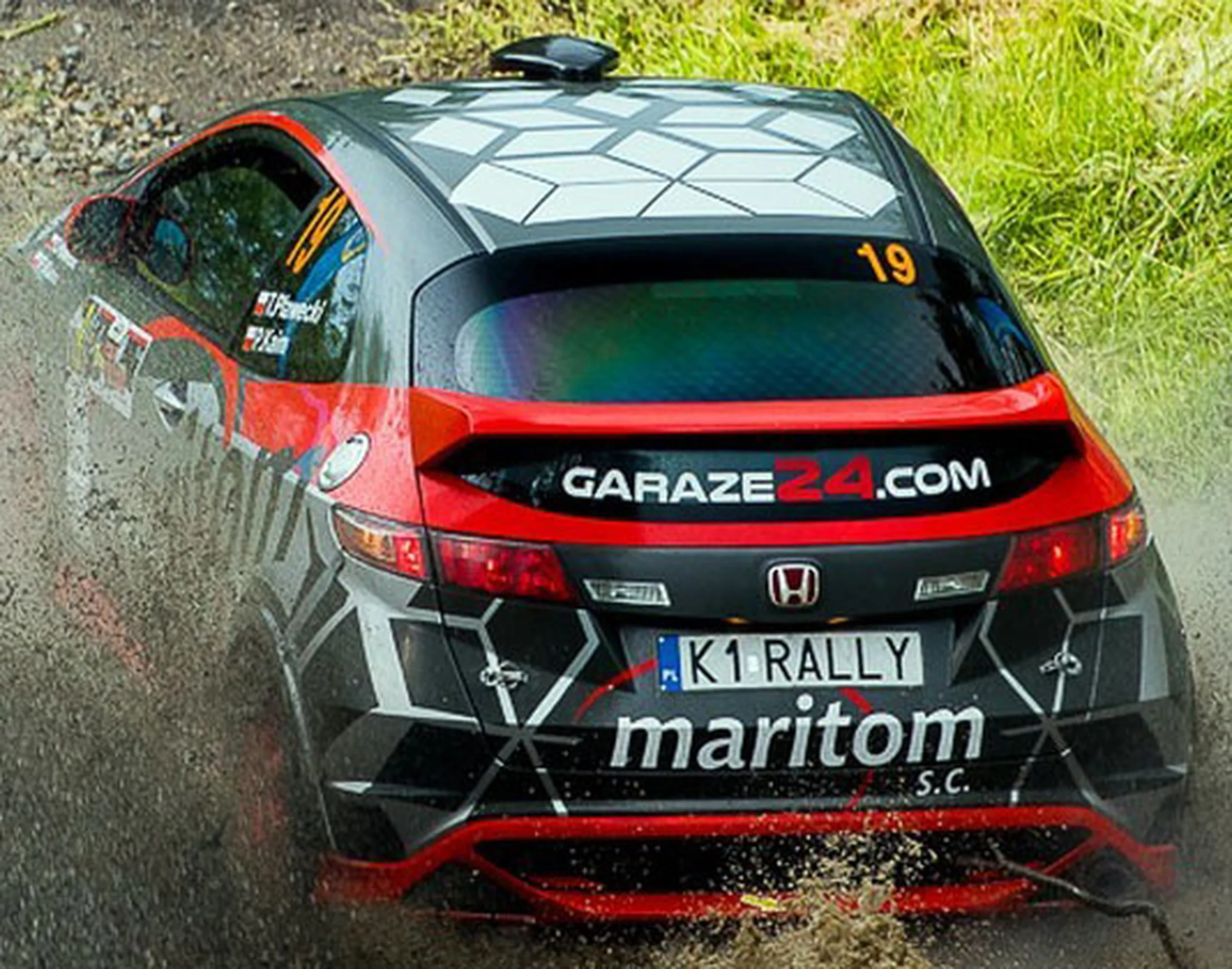 Fajny numer, blacha K1 RALLY