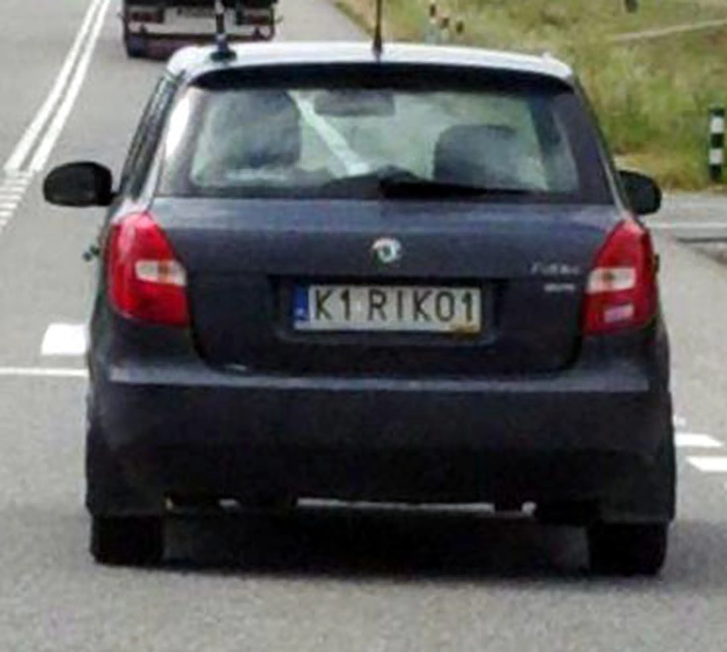 Fajny numer, blacha K1 RIKO1