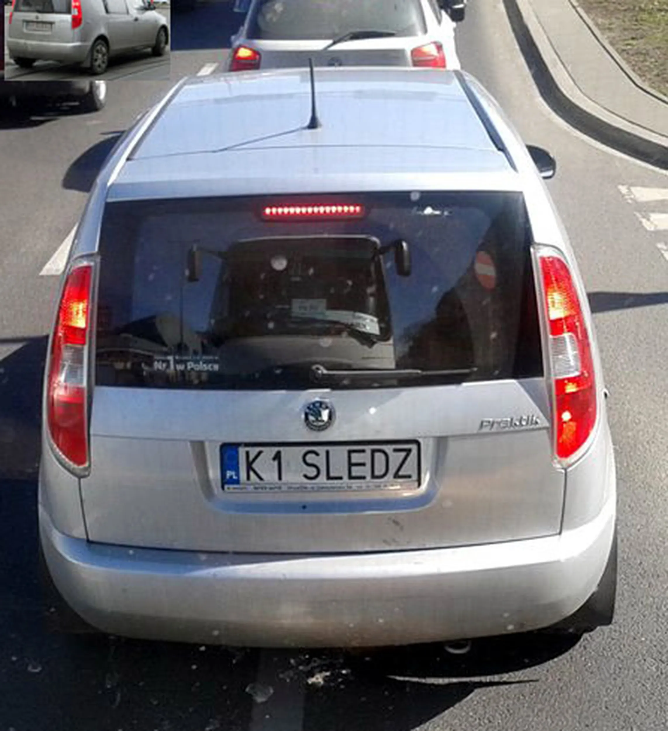 Fajny numer, blacha K1 SLEDZ