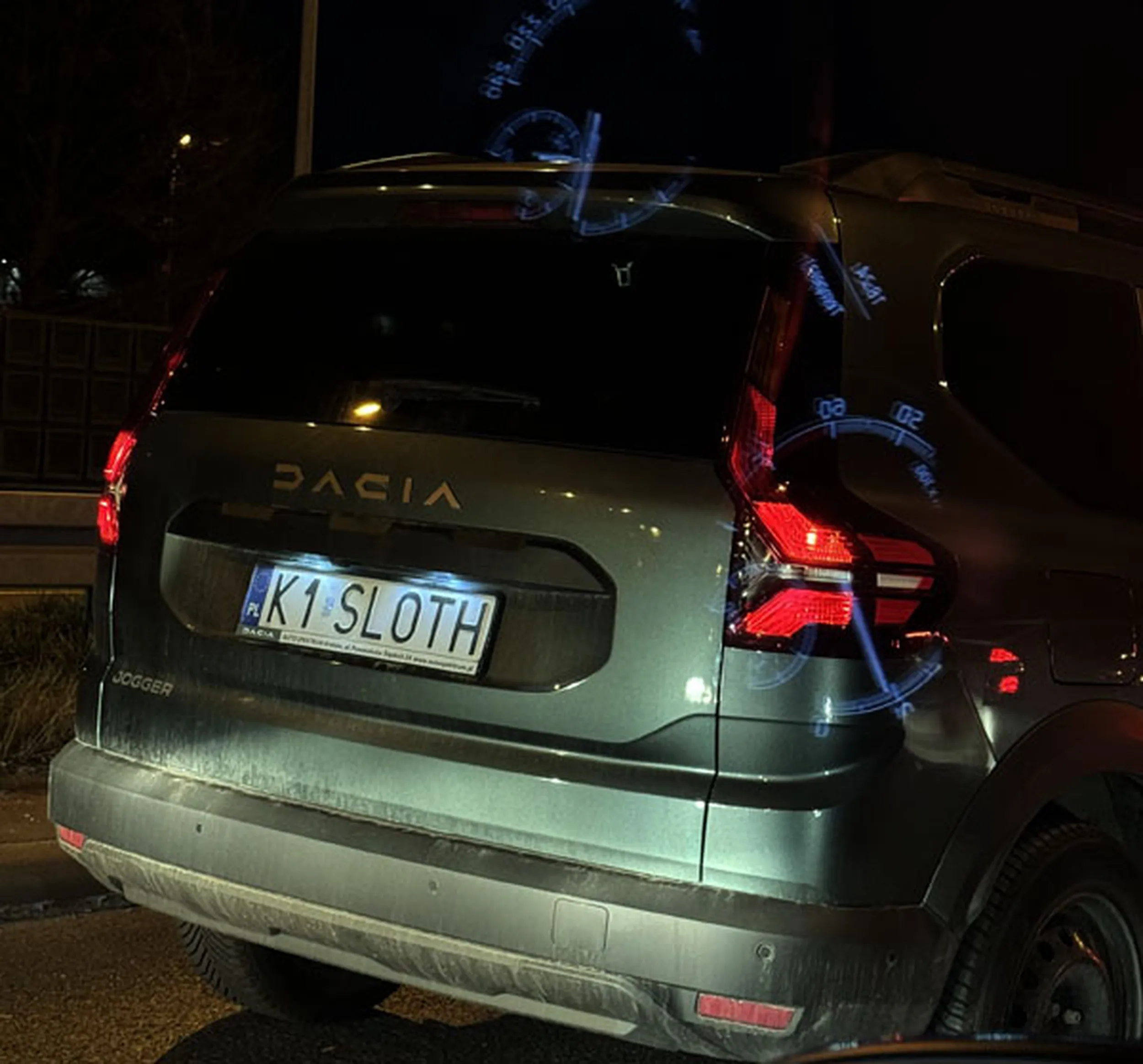 Fajny numer, blacha K1 SLOTH