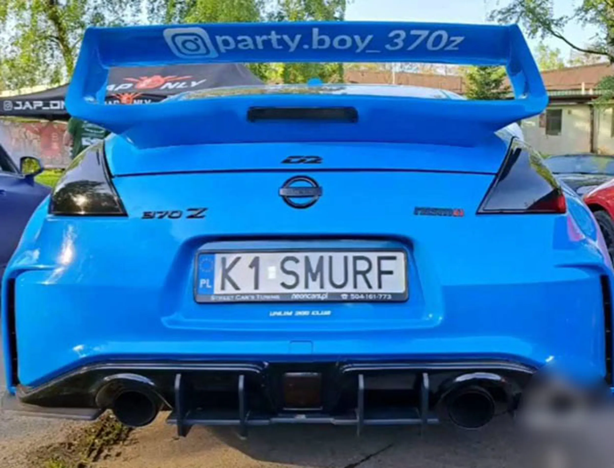 Fajny numer, blacha K1 SMURF