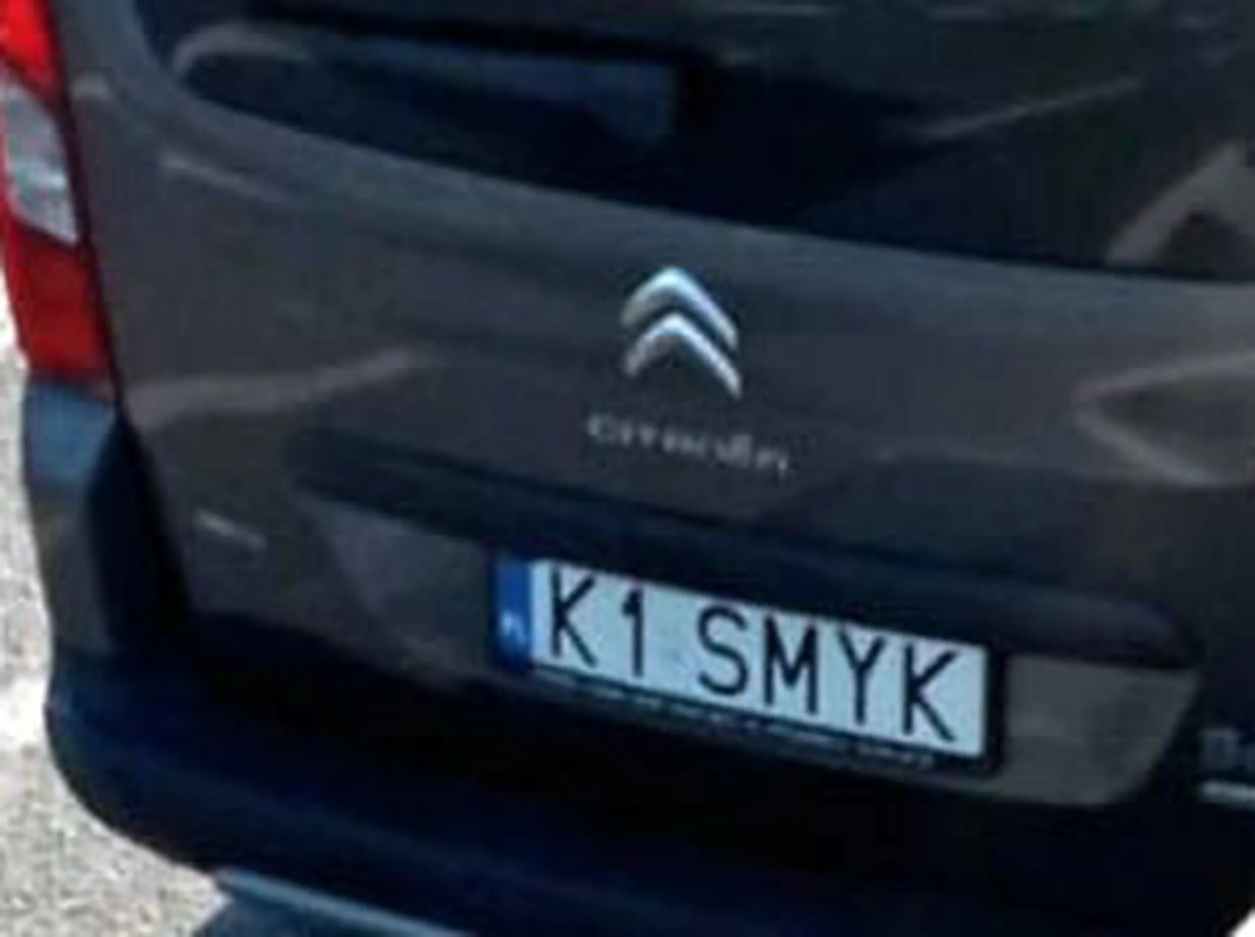 Fajny numer, blacha K1 SMYK