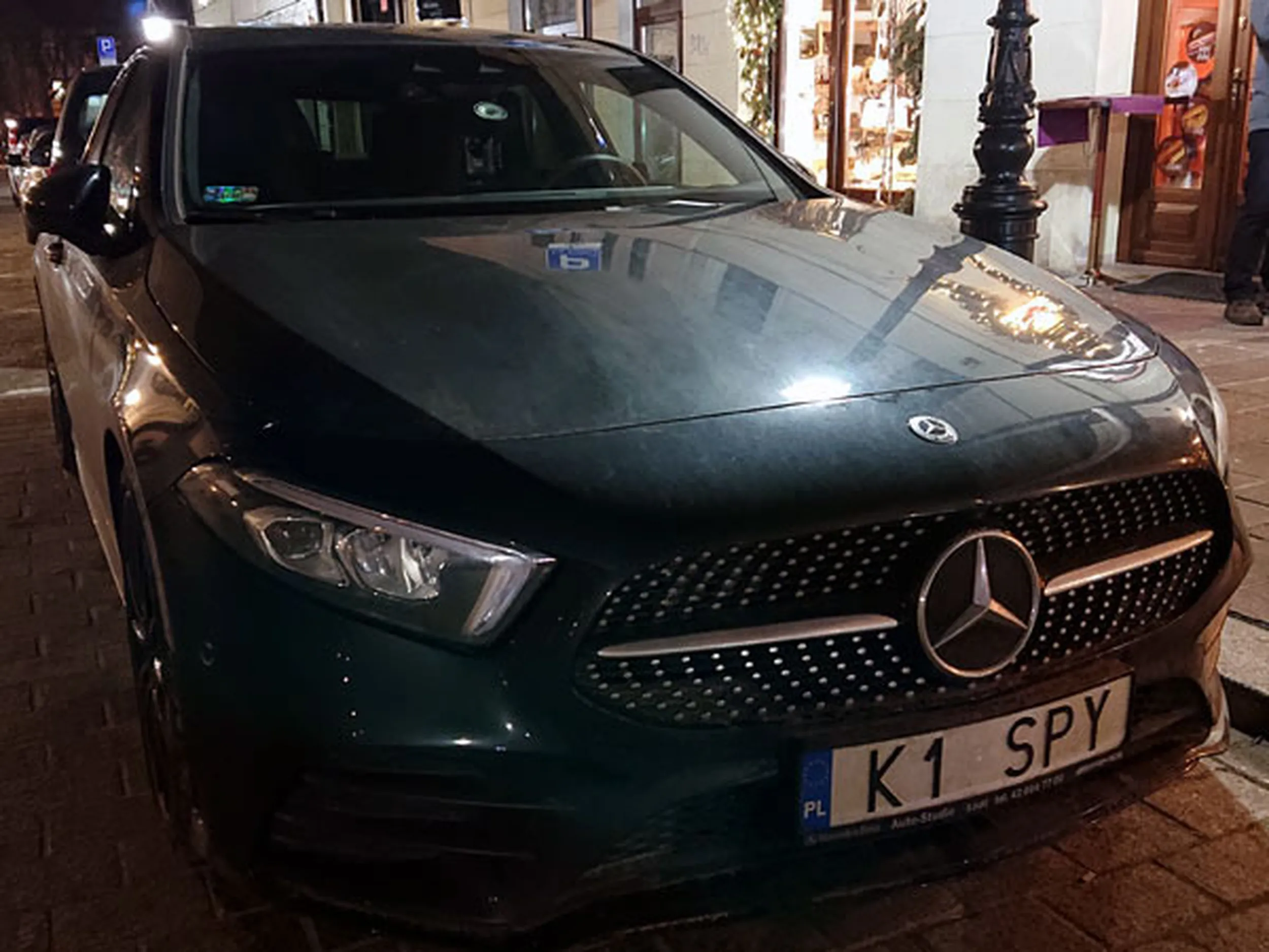 Fajny numer, blacha K1 SPY