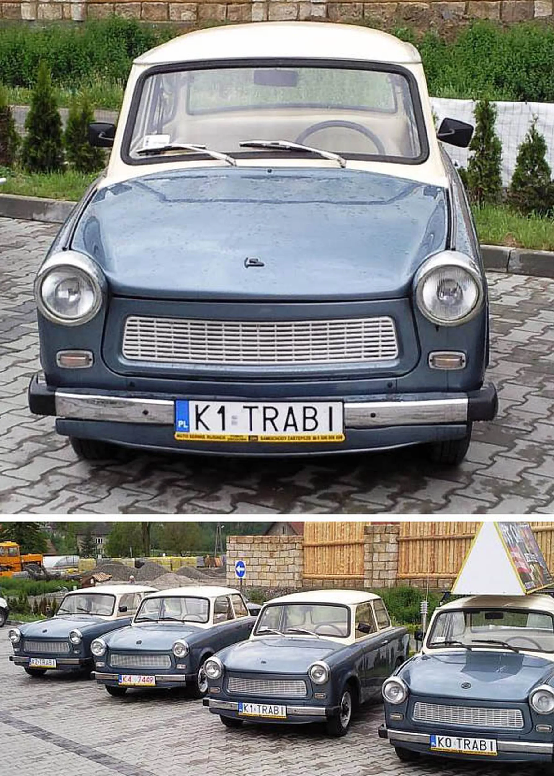 Fajny numer, blacha K1 TRABI